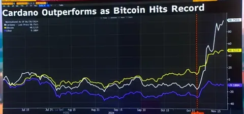 Bloomberg раскрывает причины роста Cardano, поскольку ADA превосходит BTC с приростом в 100%