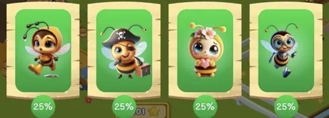 В Bee Harvest появился ответ по комбо карточкам на 16 ноября