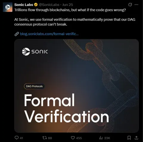 Sonic Labs выпустила библиотеку для проверки безопасности DAG-протоколов