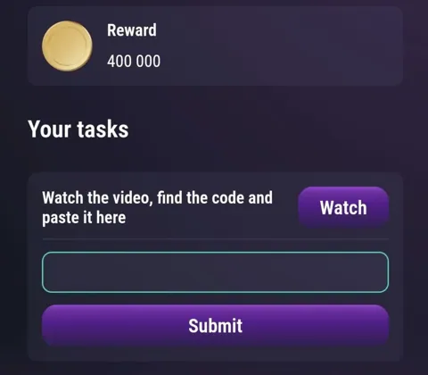 Код видео TapSwap 2 ноября 2024 года