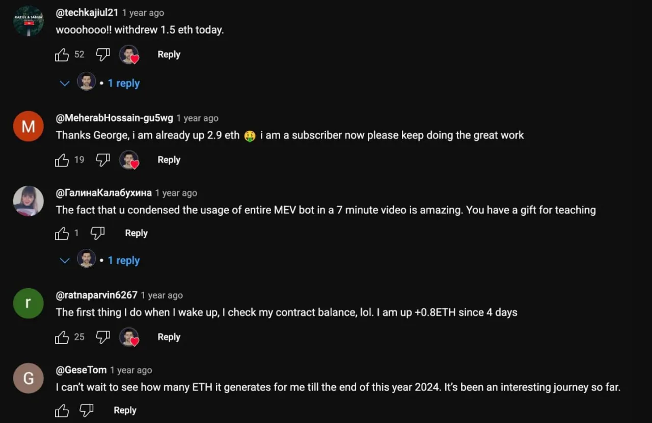 Скам-бот на YouTube украл 256 ETH у трейдеров: SentinelLABS выявила схему
