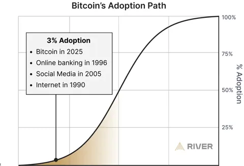 Только 4% населения мира владеют биткоином в 2025 году