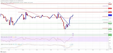 Биткоин восстанавливается после падения ниже $90 000