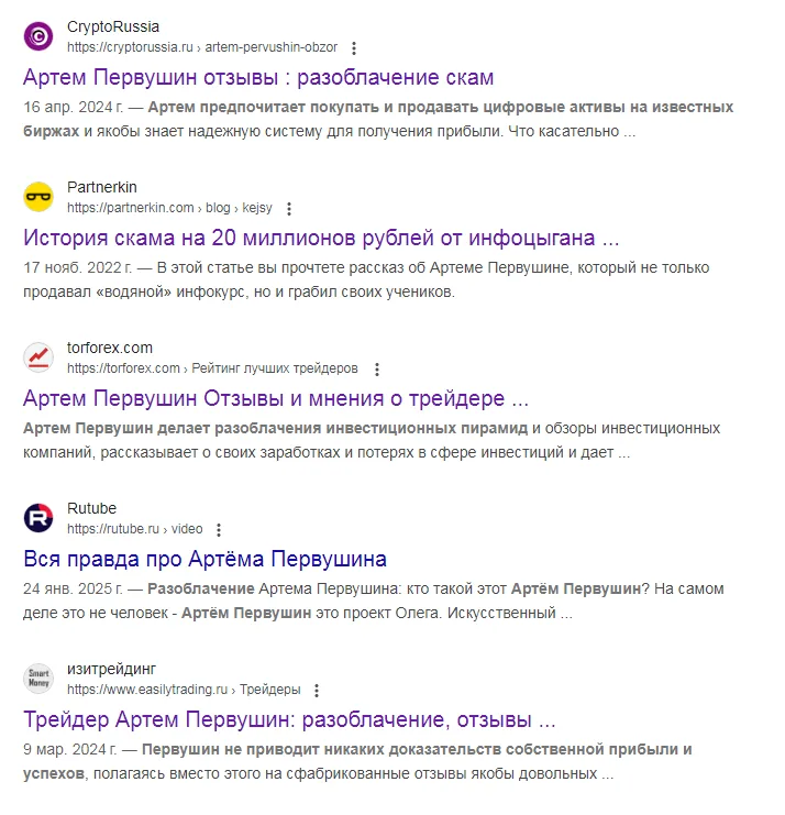 артём первушин инвестиции