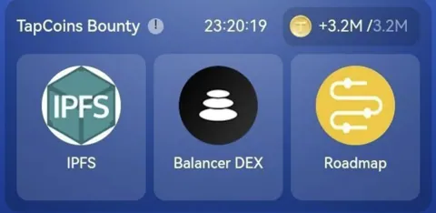 Для Tapcoins выявлены комбо карточки с исполнением дейлика от 31 октября