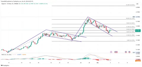 Покажет ли Dogecoin второй прорыв флага?