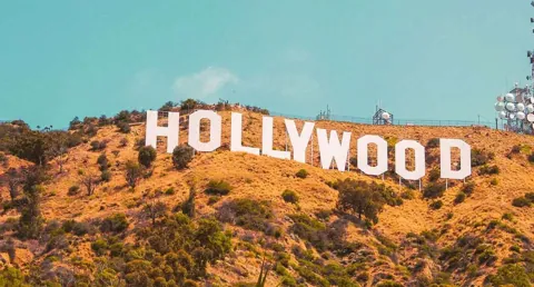 Полиция сняла мужчину с вывести Hollywood, где он рекламировал токен