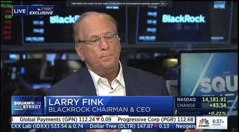 Ларри Финк рассказал о планах BlackRock по токенизации финансовых активов