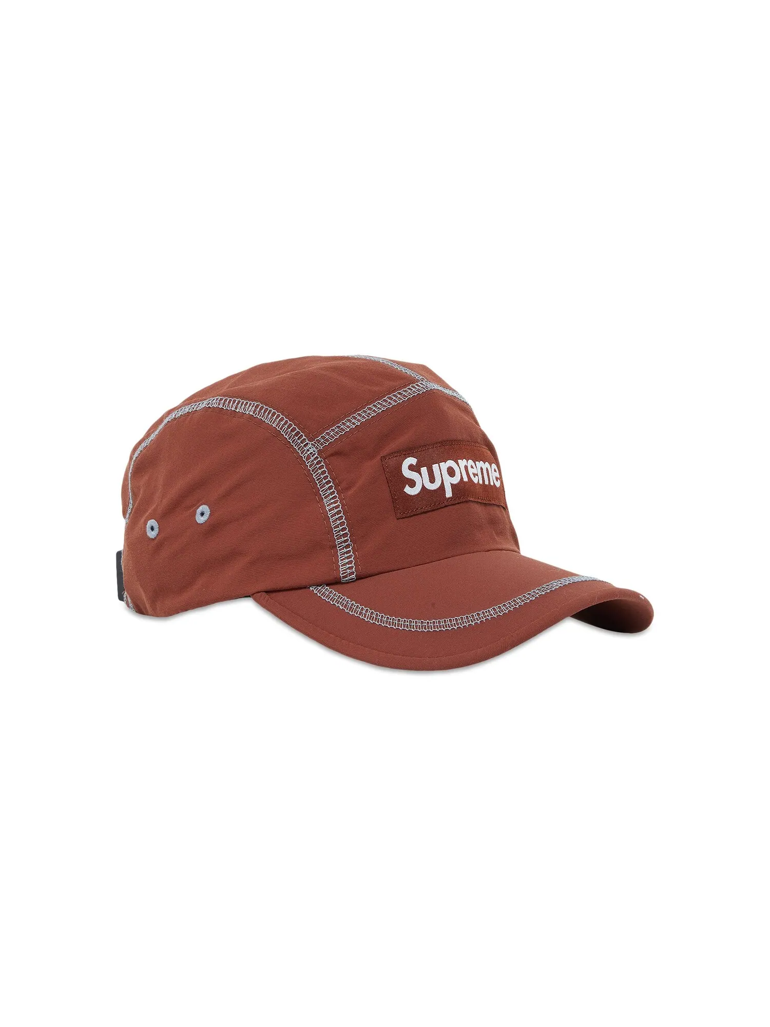 Кепка Supreme со светоотражающей строчкой — изображение 2 из 4, коричневый