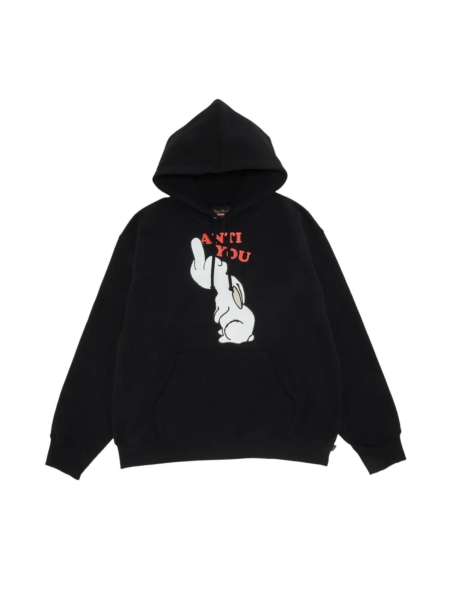 Толстовка с капюшоном Supreme x UNDERCOVER Anti You — изображение 1 из 3, черный