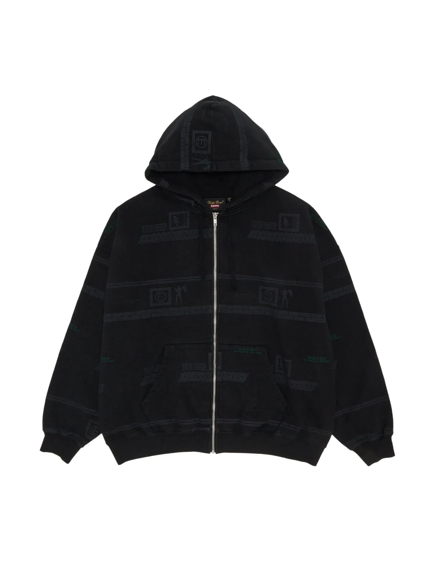Толстовка на молнии с капюшоном Supreme x UNDERCOVER — изображение 1 из 3, черный