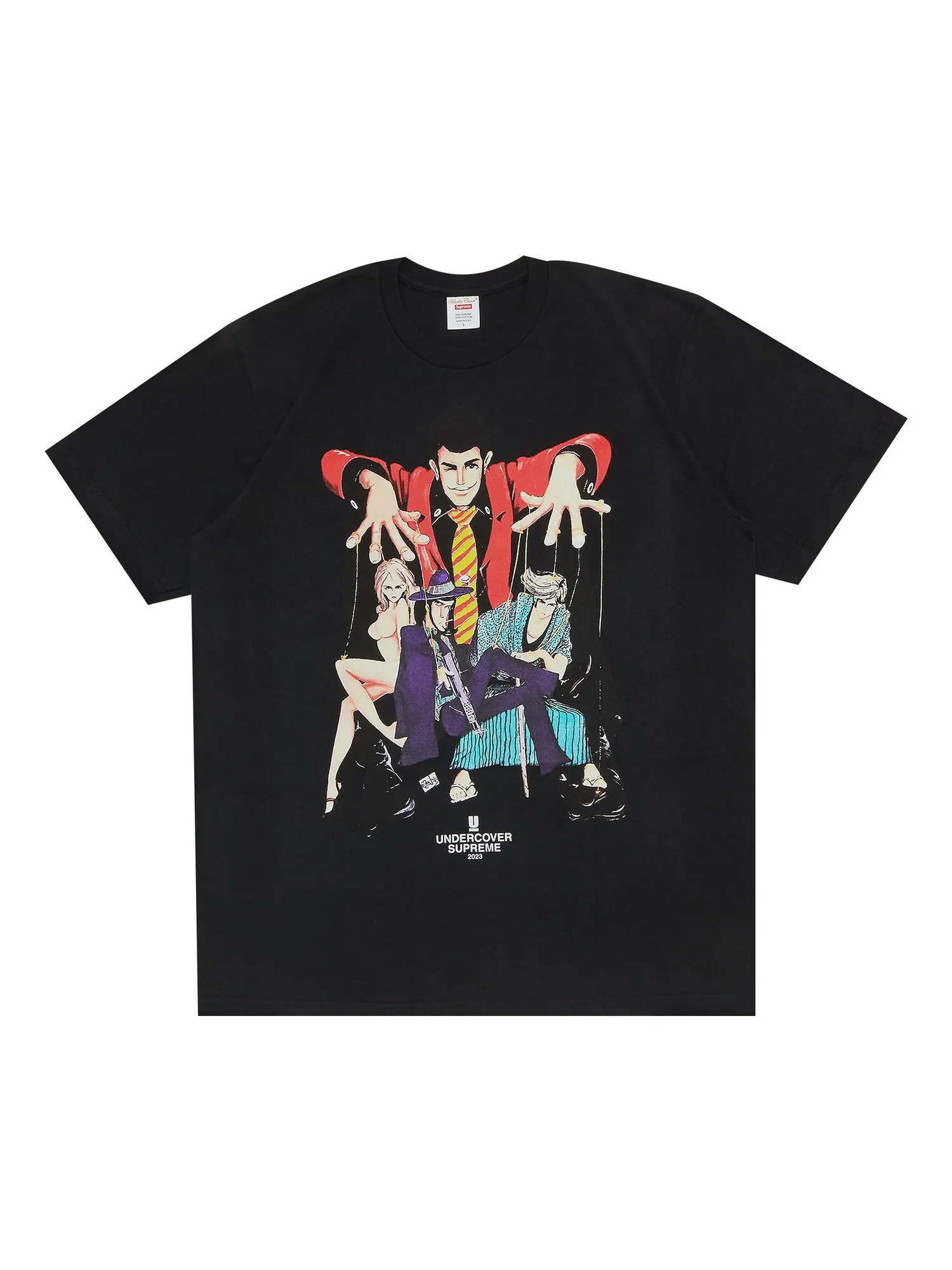 Футболка Supreme x UNDERCOVER Lupin — изображение 1 из 2, черный