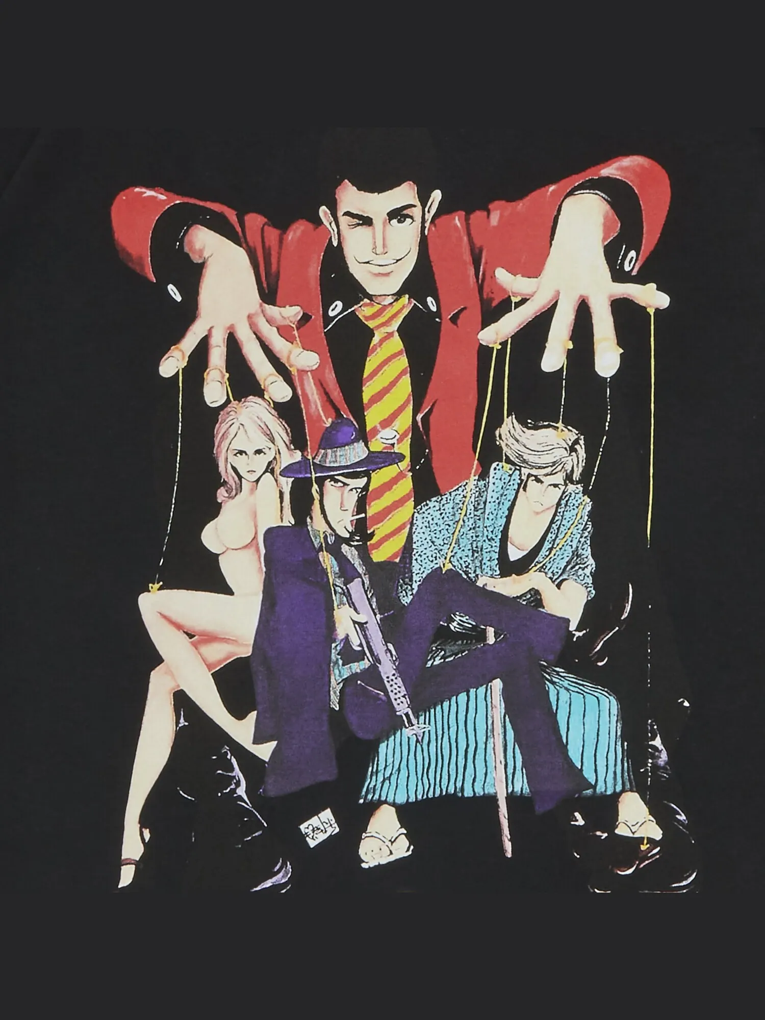 Футболка Supreme x UNDERCOVER Lupin — изображение 2 из 2, черный