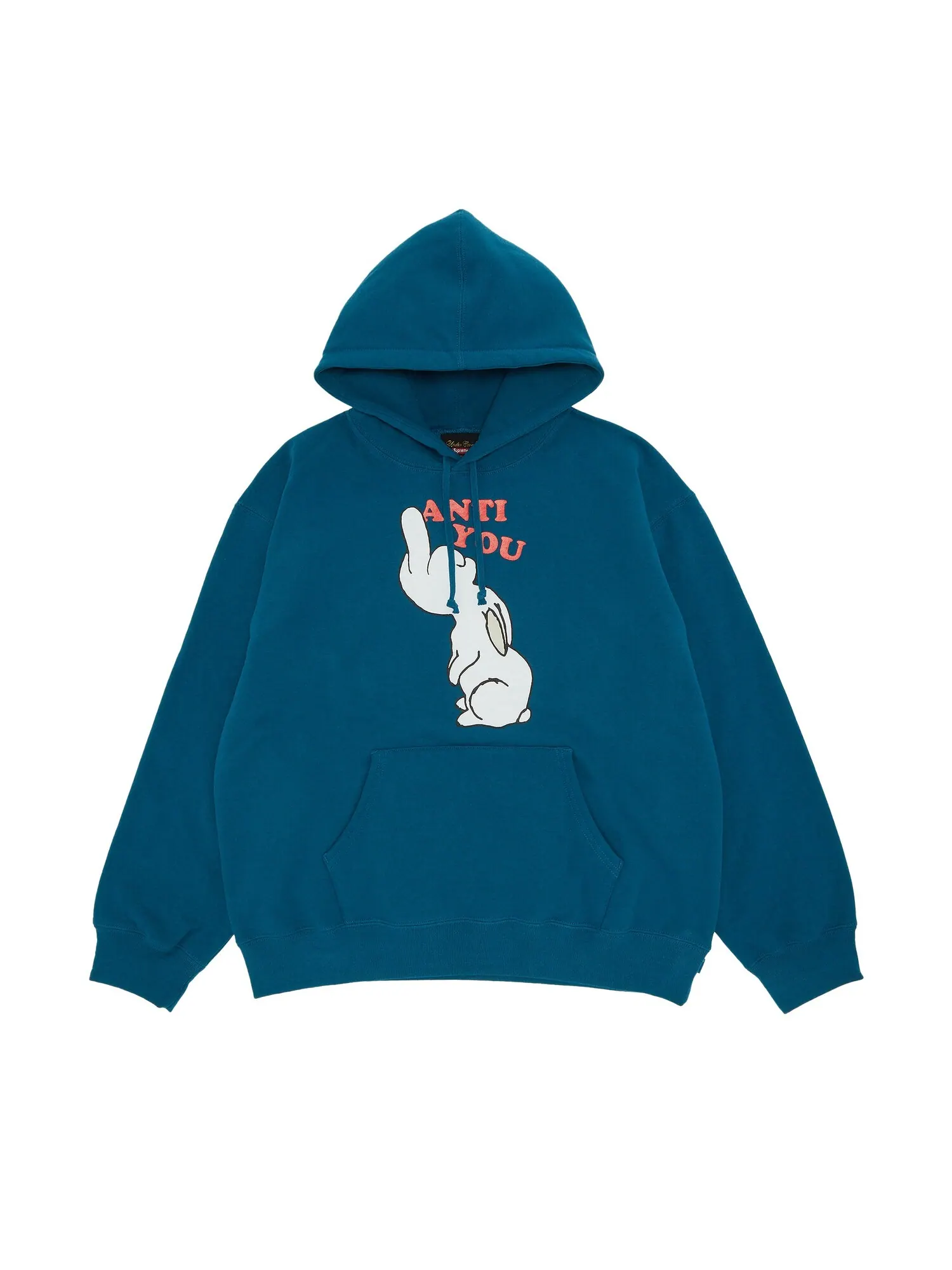 Толстовка с капюшоном Supreme x UNDERCOVER Anti You — изображение 1 из 3, синий
