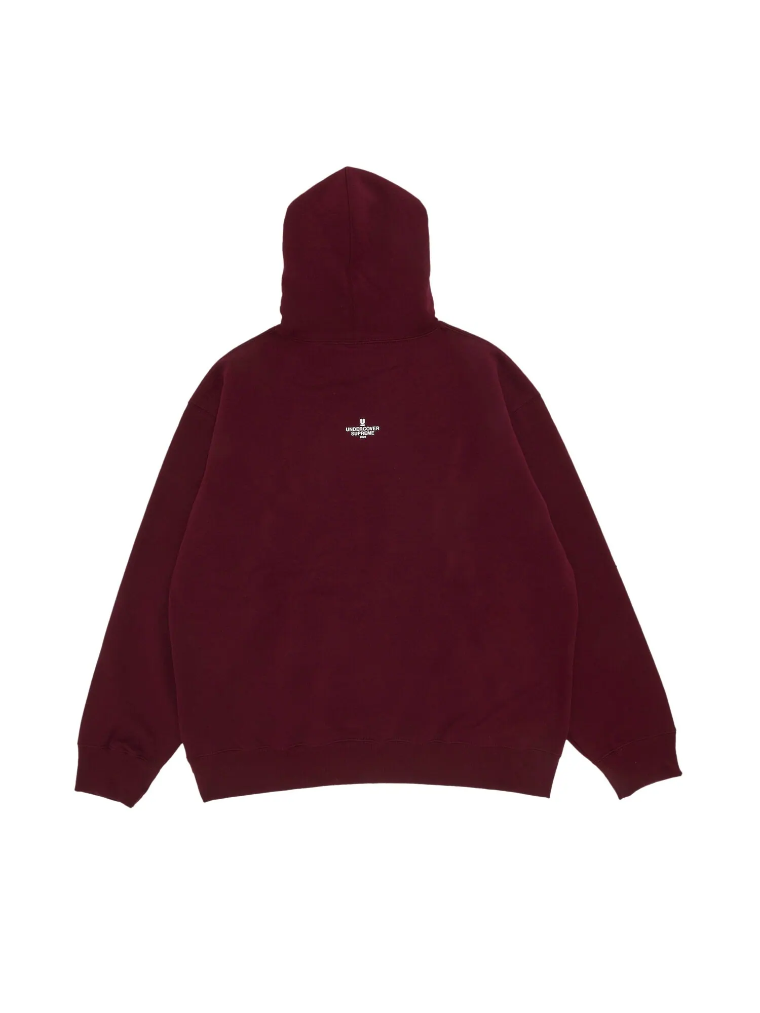 Толстовка с капюшоном Supreme x UNDERCOVER Anti You — изображение 2 из 3, бордовый