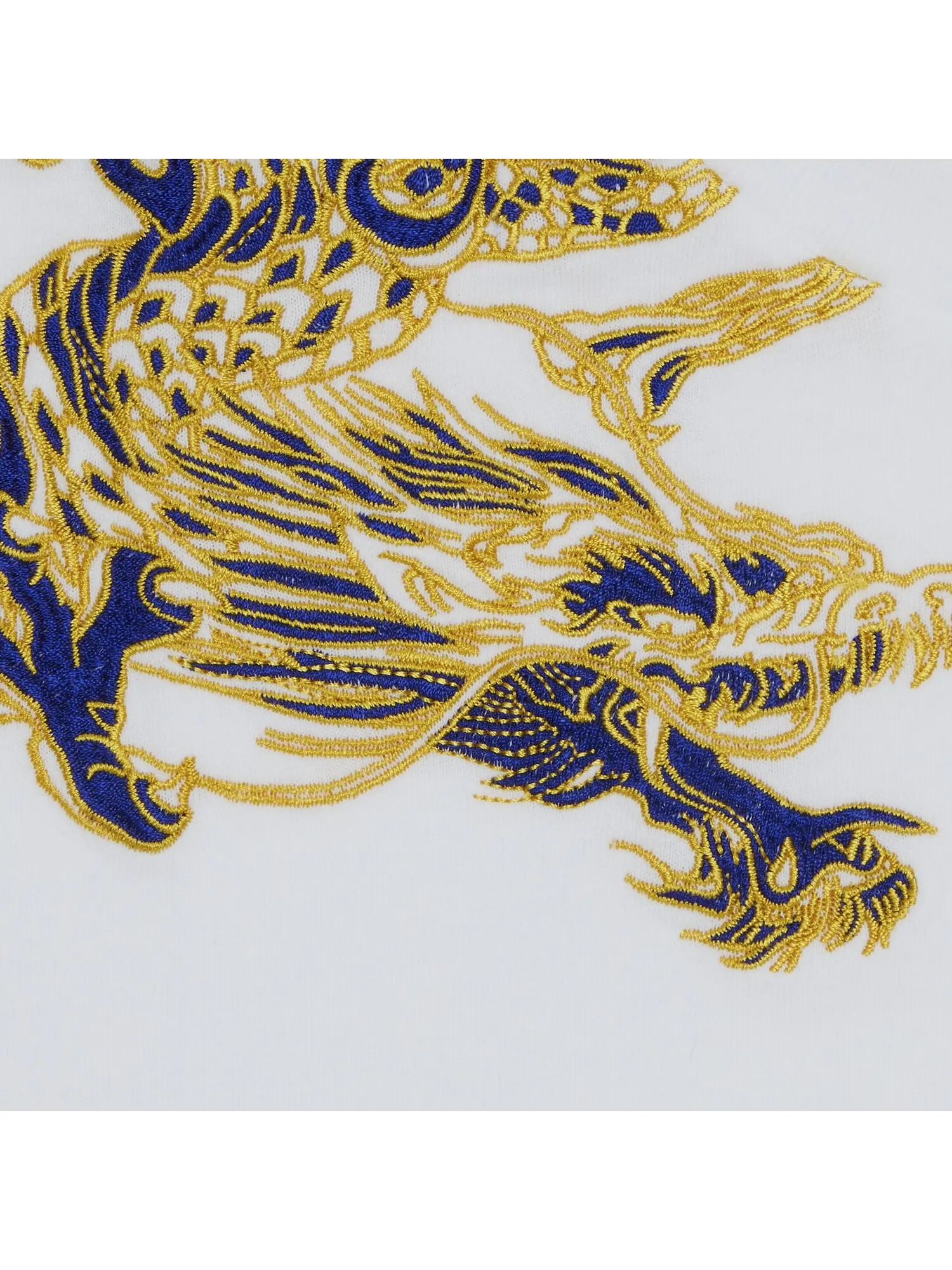Топ с короткими рукавами и запахом Supreme Dragon — изображение 3 из 3, белый