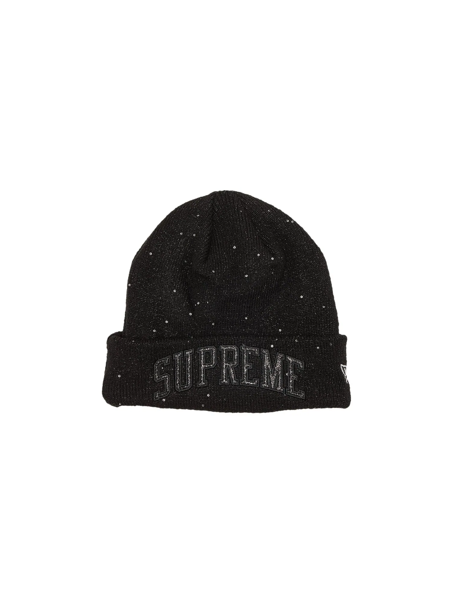 Шапка-бини Supreme x New Era Metallic Arc — изображение 1 из 3, черный