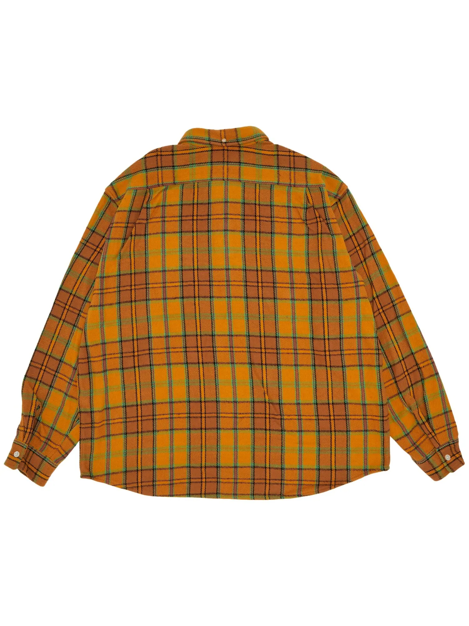 Фланелевая рубашка в клетку Supreme Pullover — изображение 2 из 3, золотистый