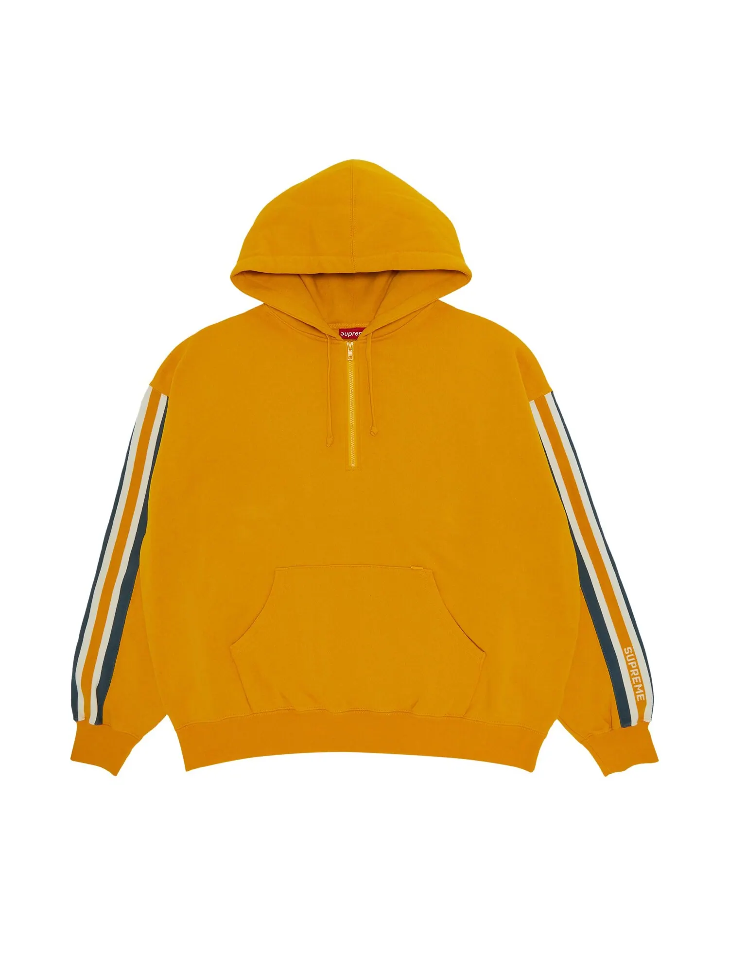 Толстовка Supreme с капюшоном и молнией до половины — изображение 1 из 3, золотой