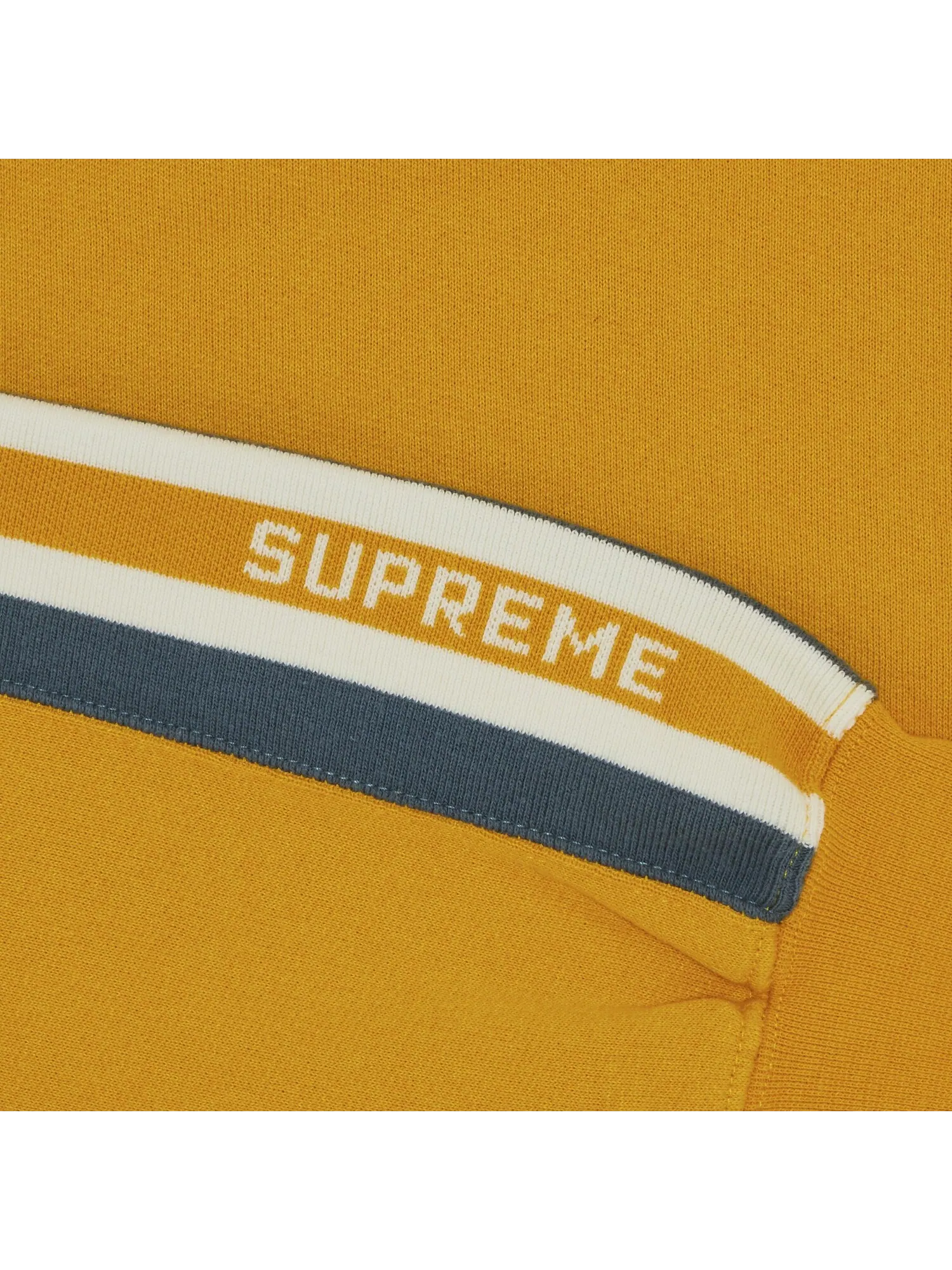 Толстовка Supreme с капюшоном и молнией до половины — изображение 3 из 3, золотой