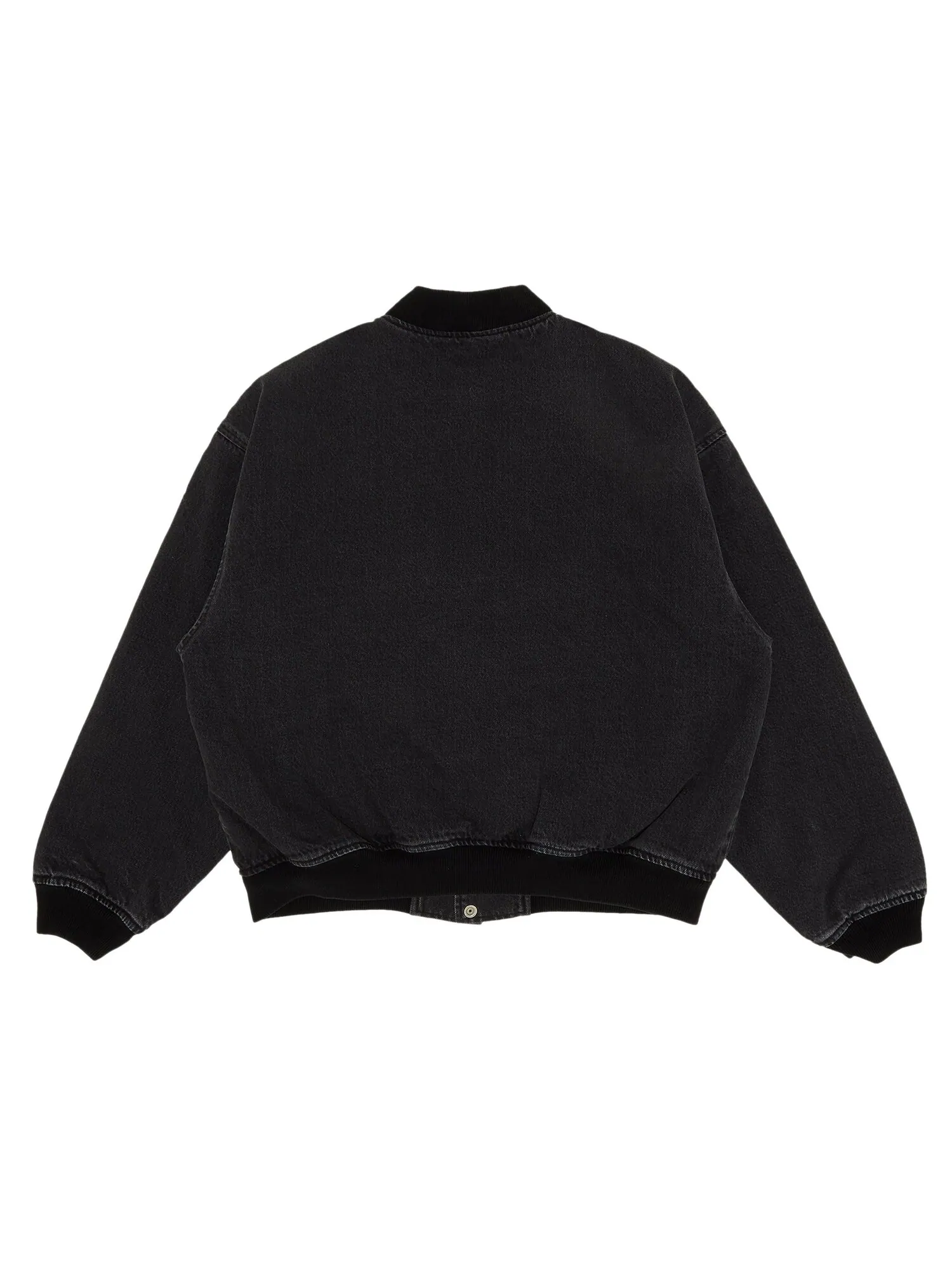 Университетская джинсовая куртка Supreme Washed Knockout Washed Black — изображение 2 из 3, черный