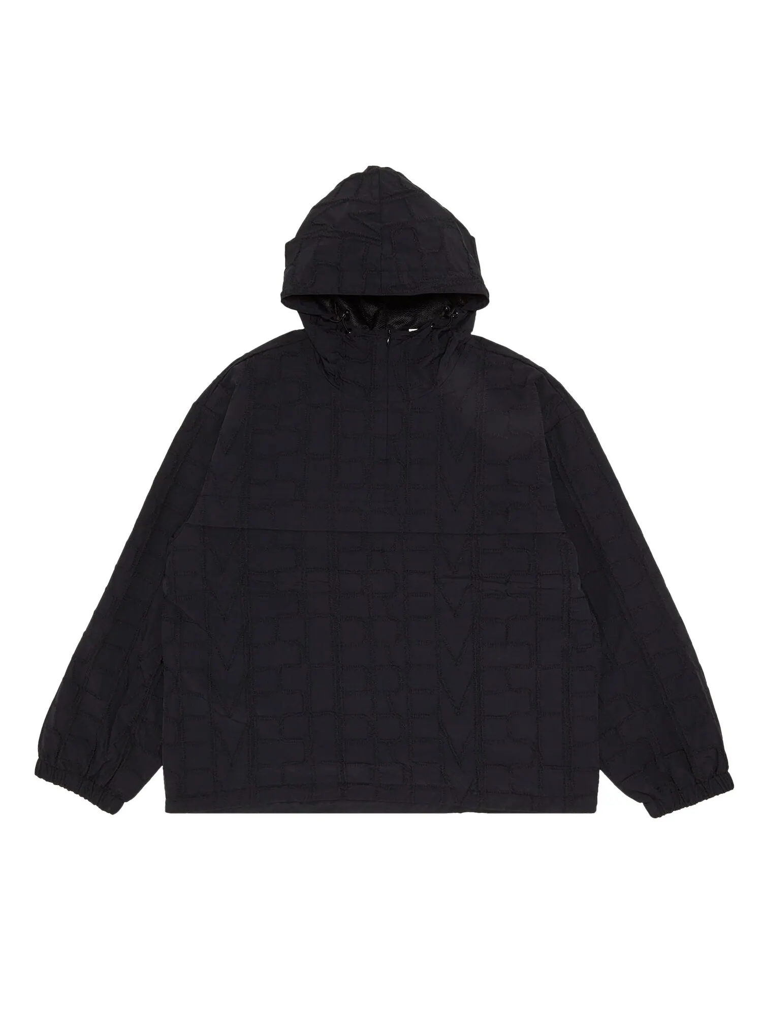Анорак Supreme с повторяющейся строчкой — изображение 1 из 3, черный