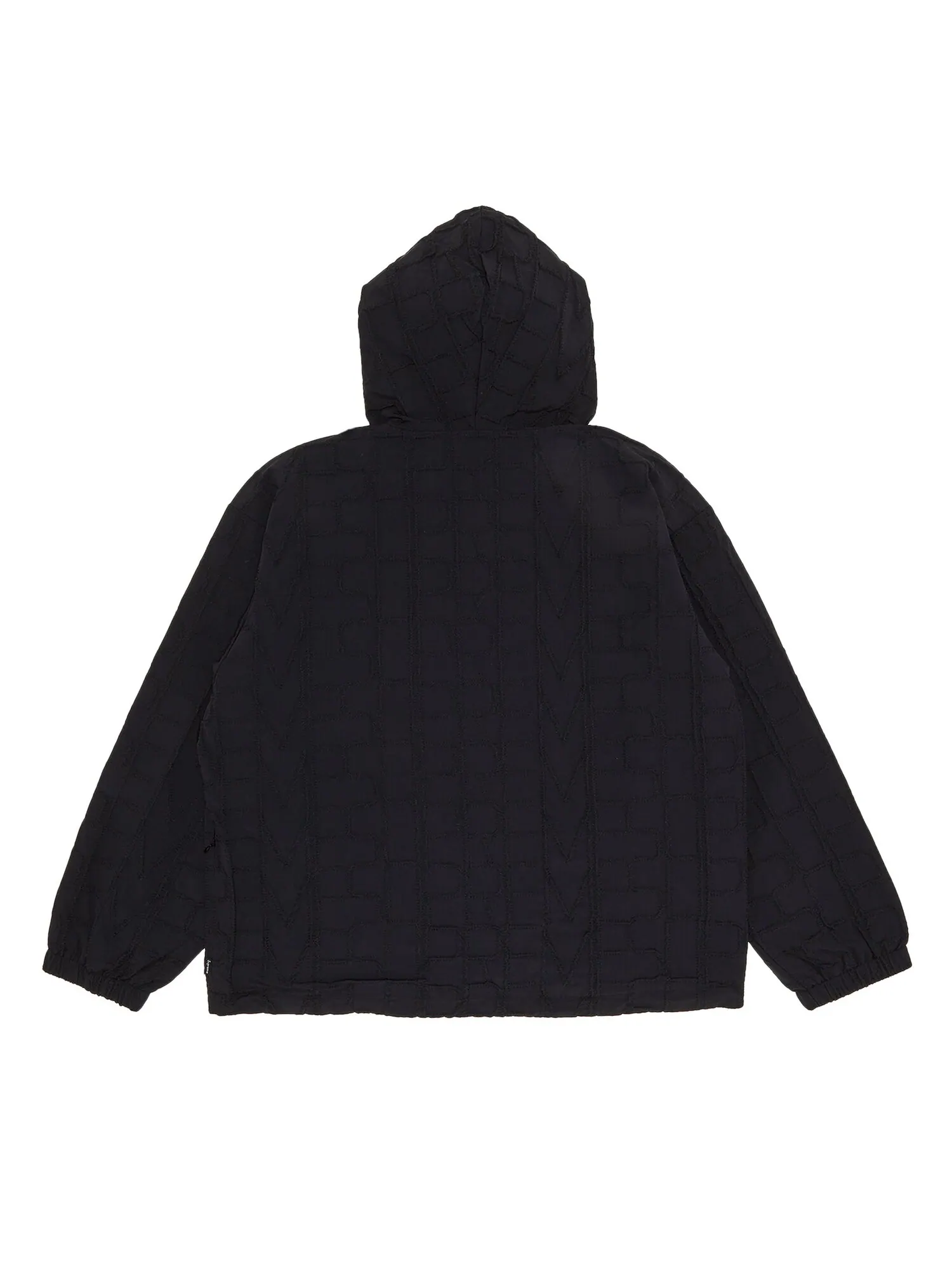 Анорак Supreme с повторяющейся строчкой — изображение 2 из 3, черный