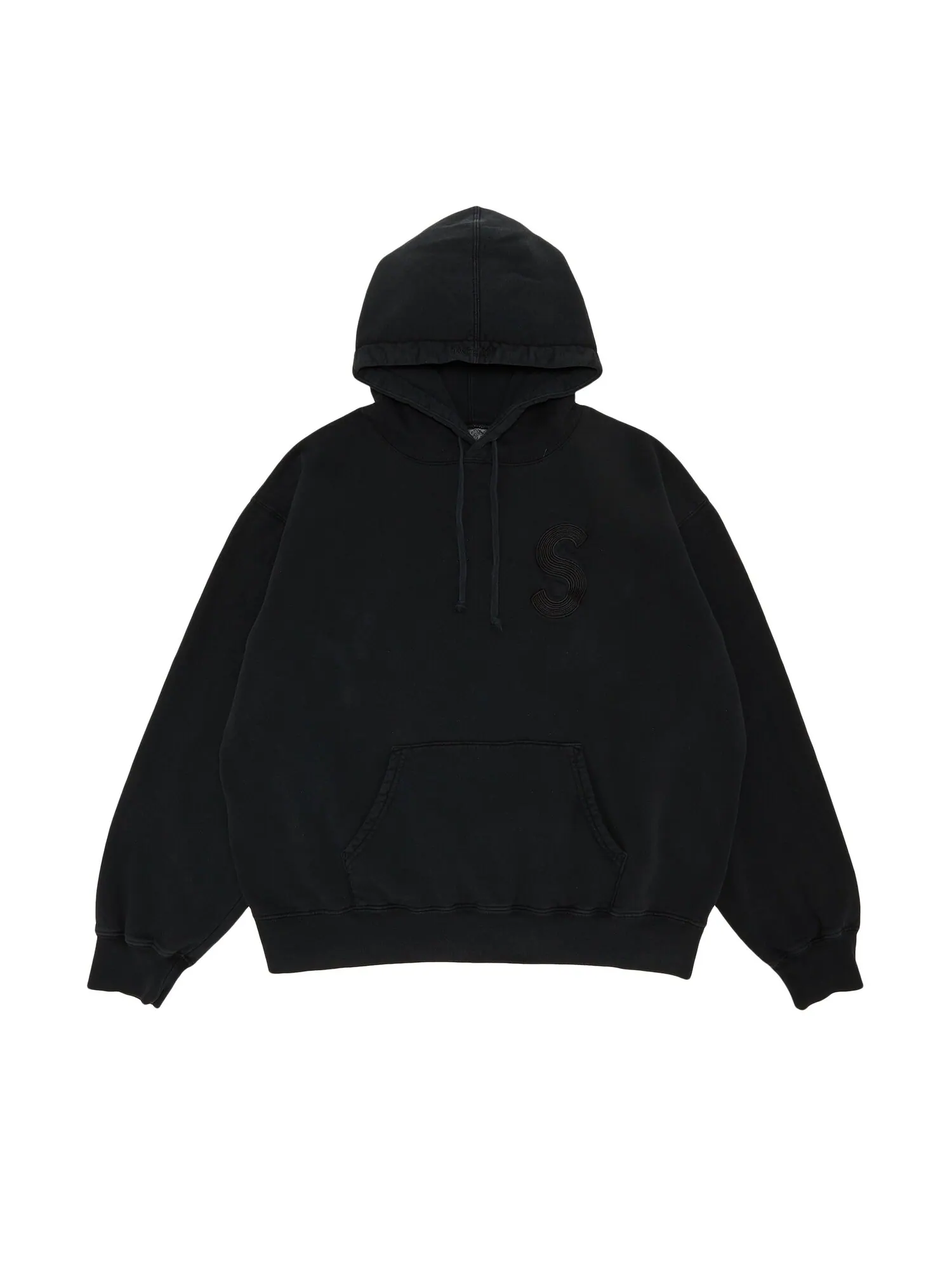 Толстовка с капюшоном и логотипом Supreme Overdyed S — изображение 1 из 2, черный