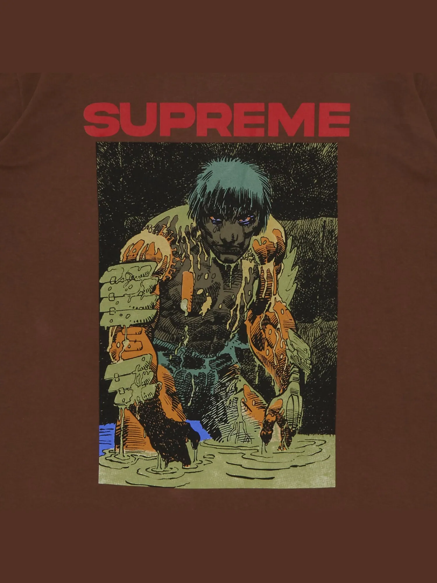 Футболка Supreme Ronin — изображение 3 из 3, коричневый