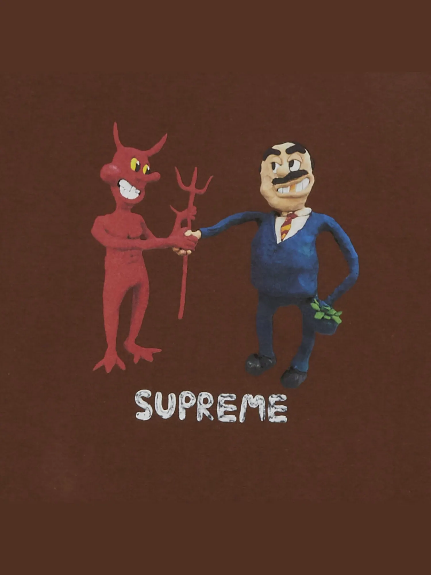 Футболка Supreme Business — изображение 2 из 2, коричневый