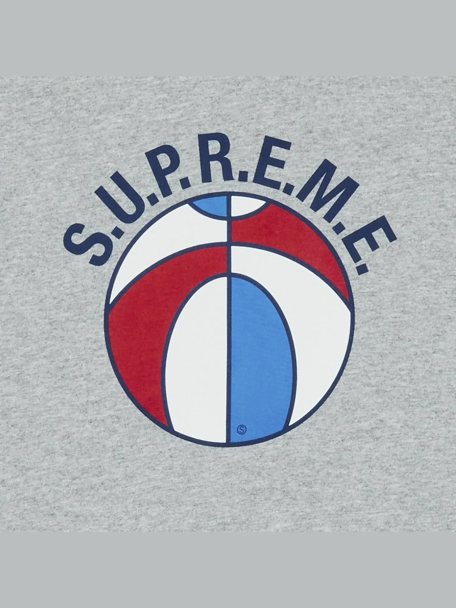 Футболка Supreme League Heather Grey — изображение 2 из 2, серый