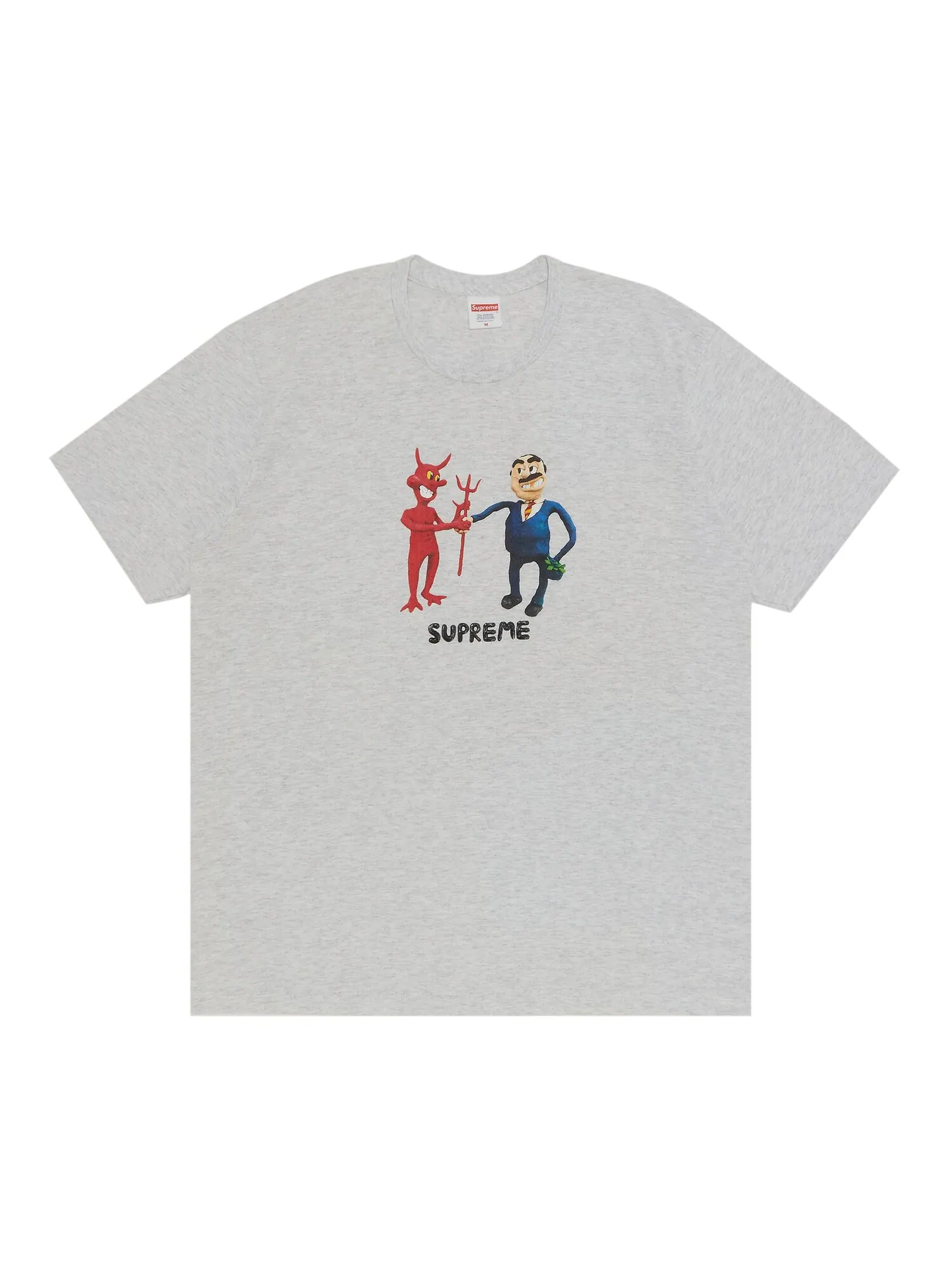 Футболка Supreme Business Пепельно-серый — изображение 1 из 2
