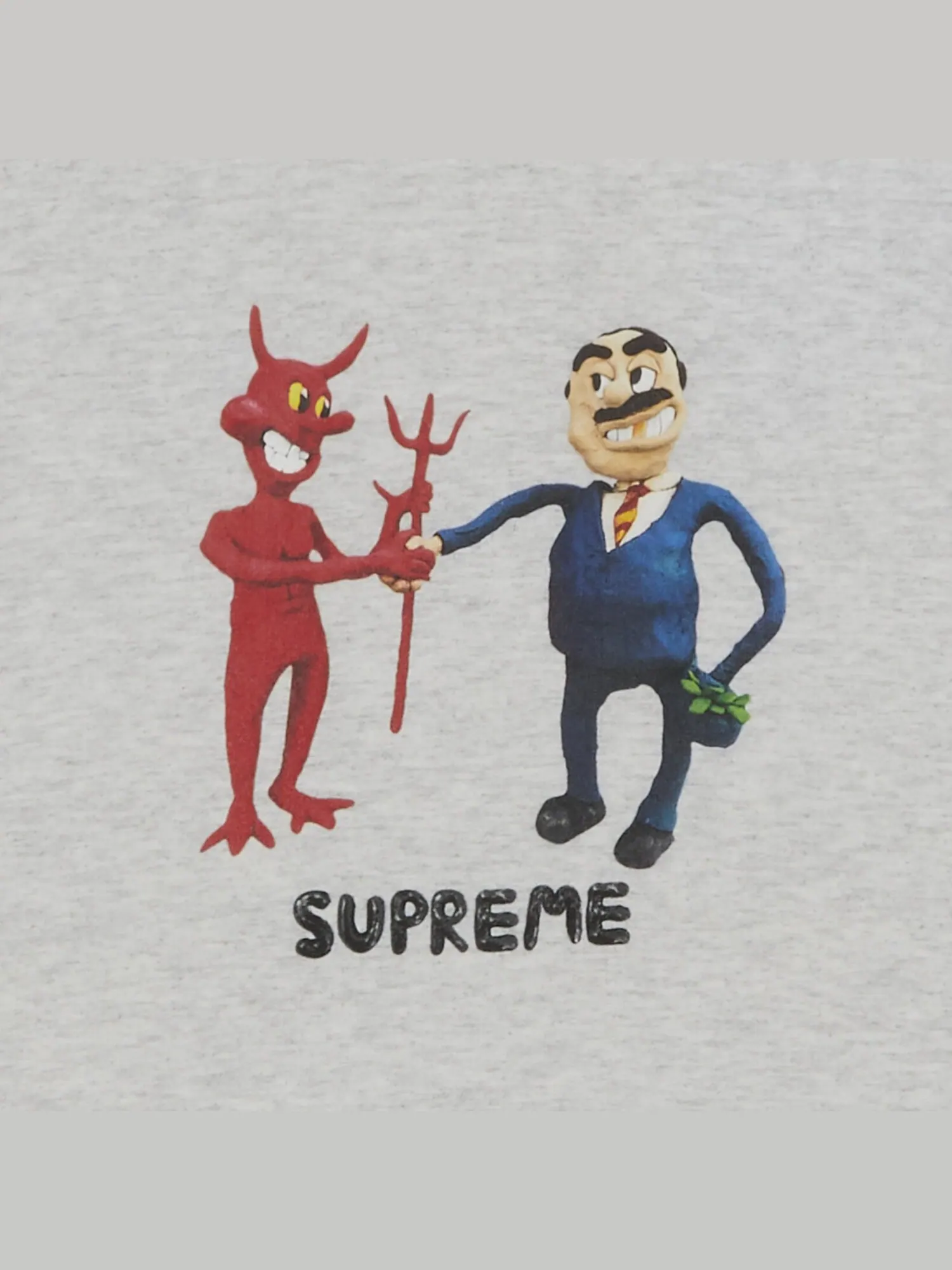 Футболка Supreme Business Пепельно-серый — изображение 2 из 2