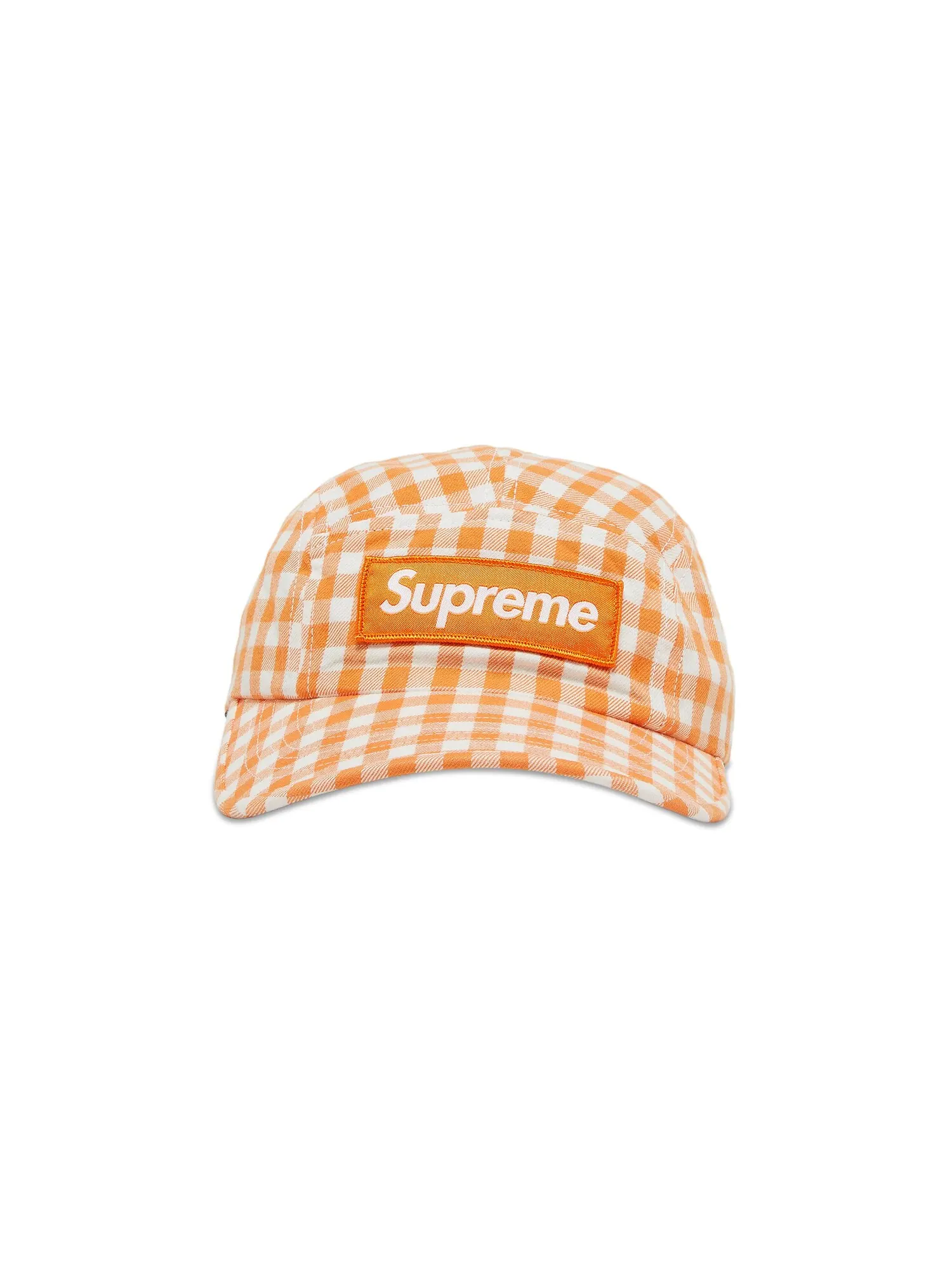 Кепка Supreme Gingham Camp — изображение 1 из 4, оранжевый