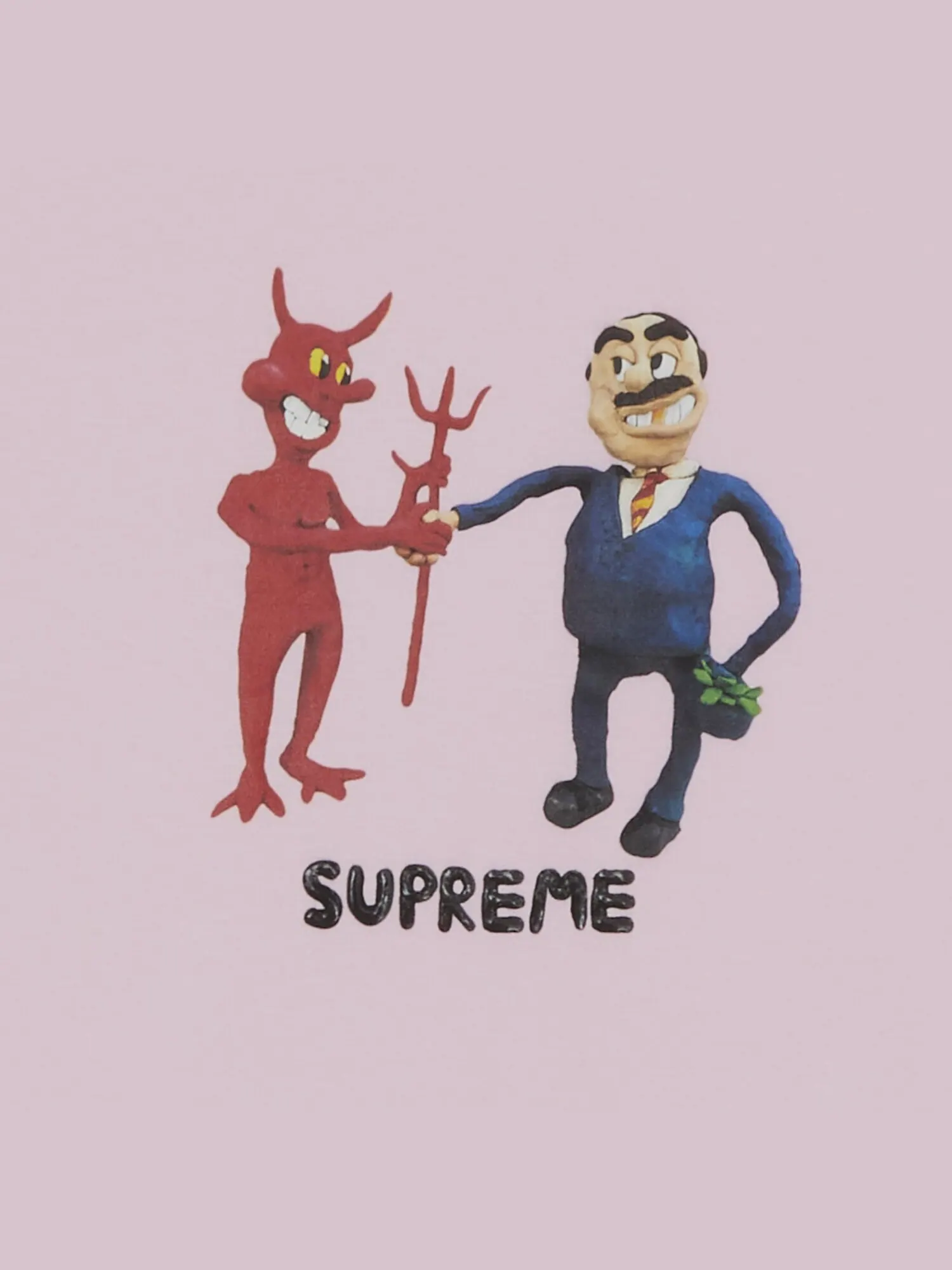 Футболка Supreme Business Светло-розовая — изображение 2 из 2, светлый розовый