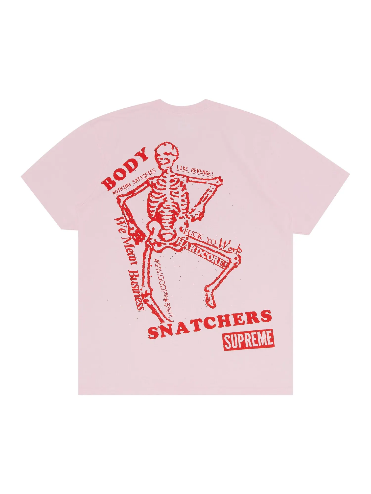 Футболка Supreme Body Snatchers — изображение 2 из 3, розовый