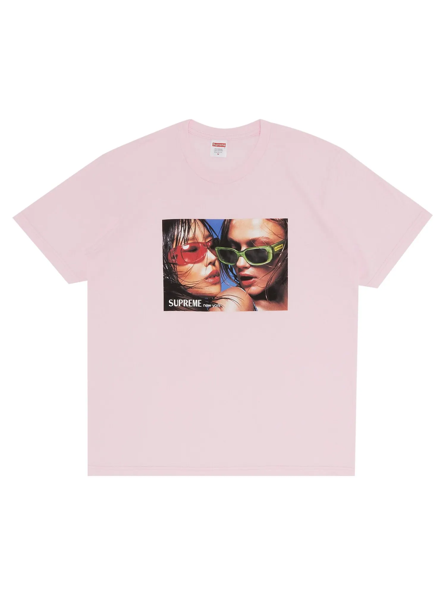 Футболка Supreme Eyewear Светло-розовая — изображение 1 из 2, светлый розовый