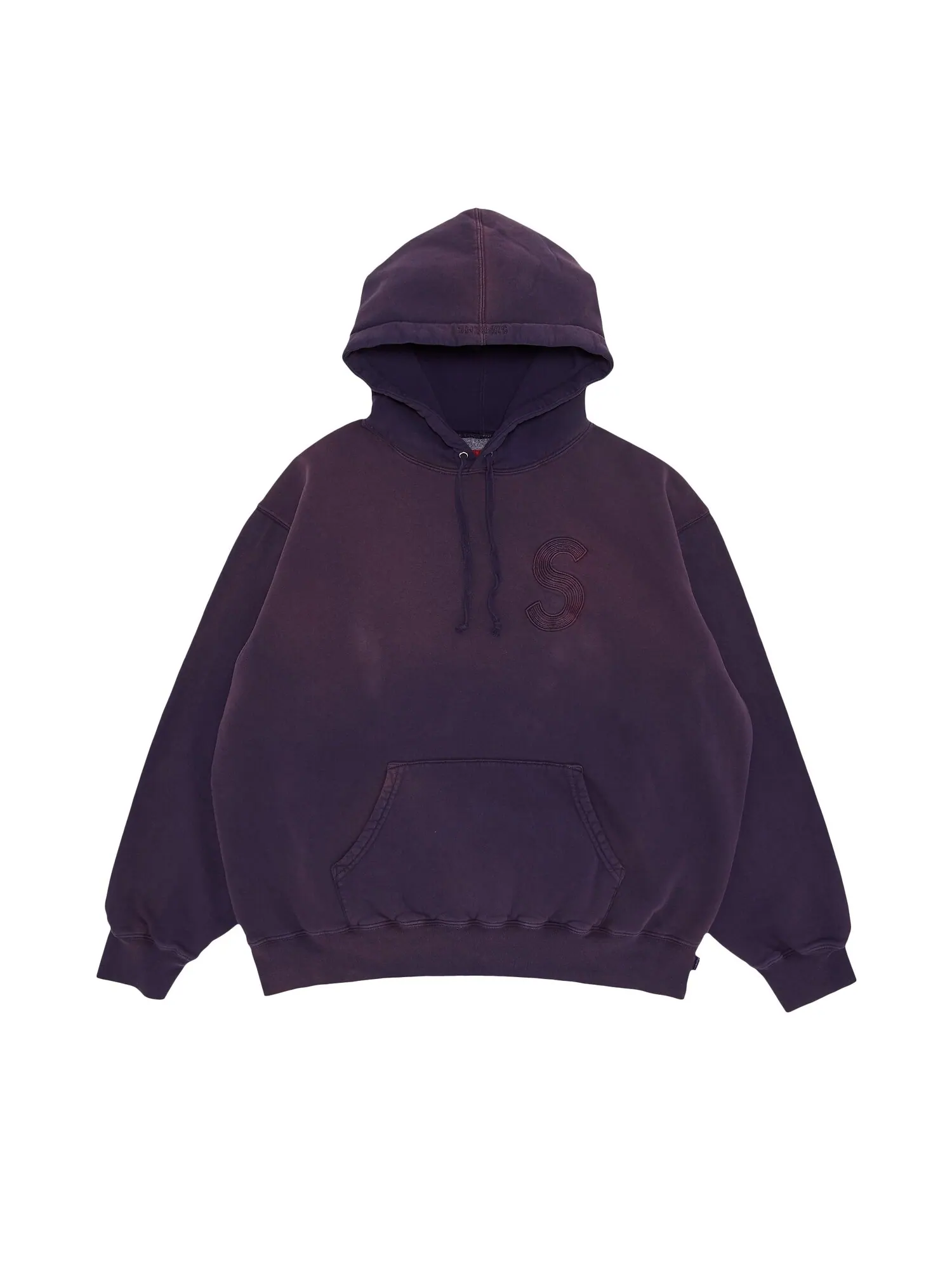 Толстовка с капюшоном и логотипом Supreme Overdyed S — изображение 1 из 2, фиолетовый