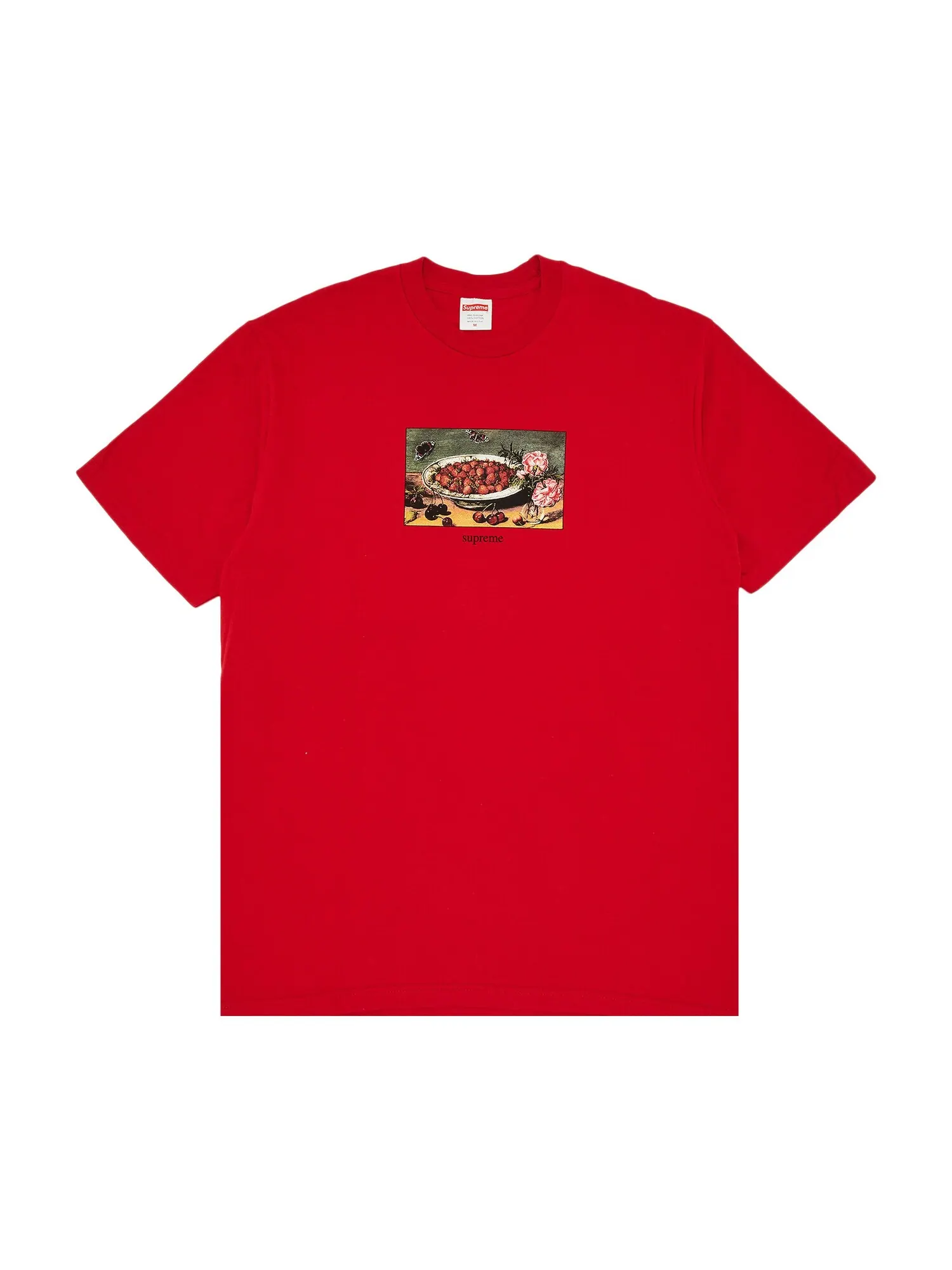 Футболка Supreme Strawberry Красная — изображение 1 из 2, красный