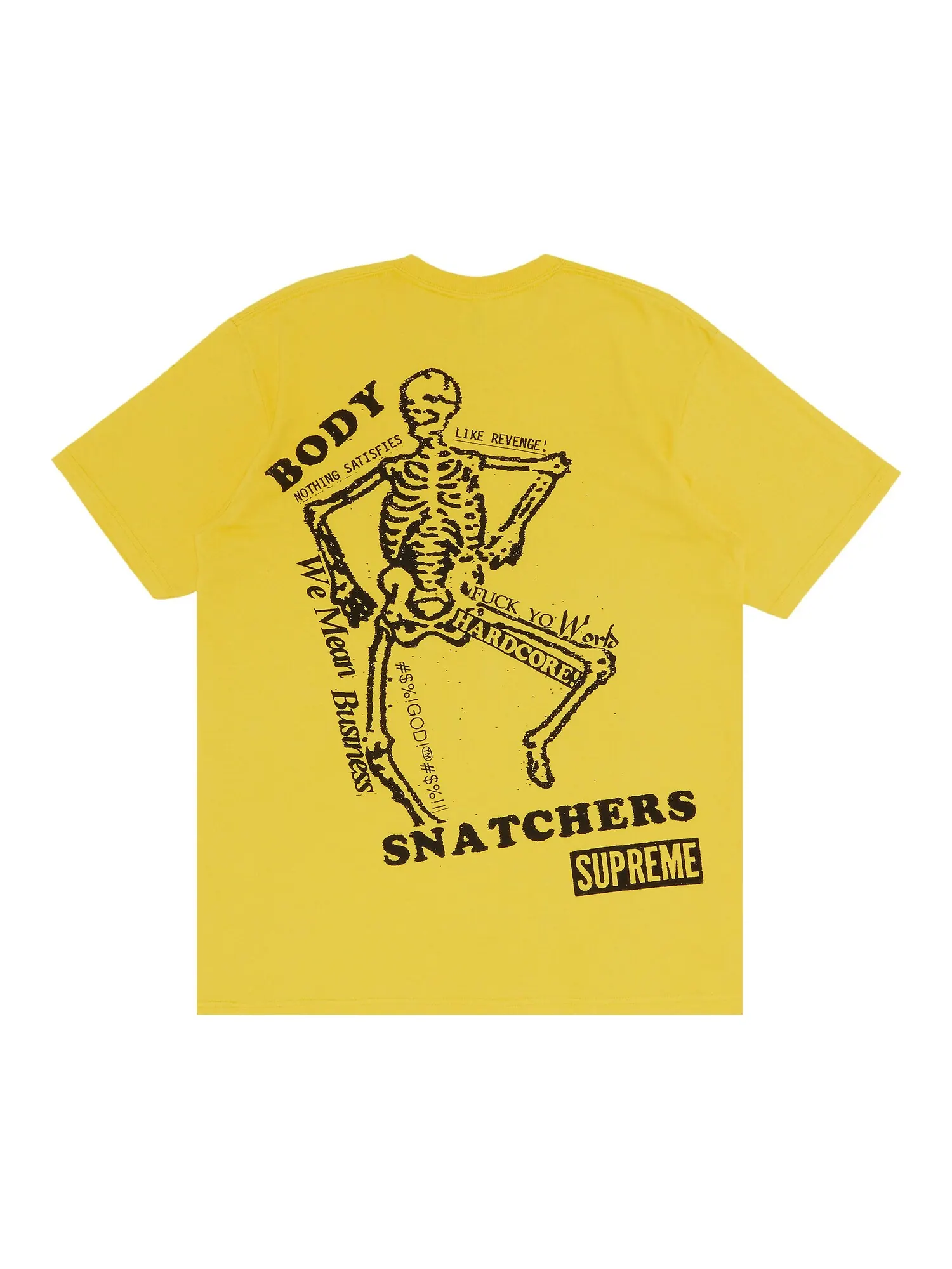 Футболка Supreme Body Snatchers — изображение 2 из 3, желтый