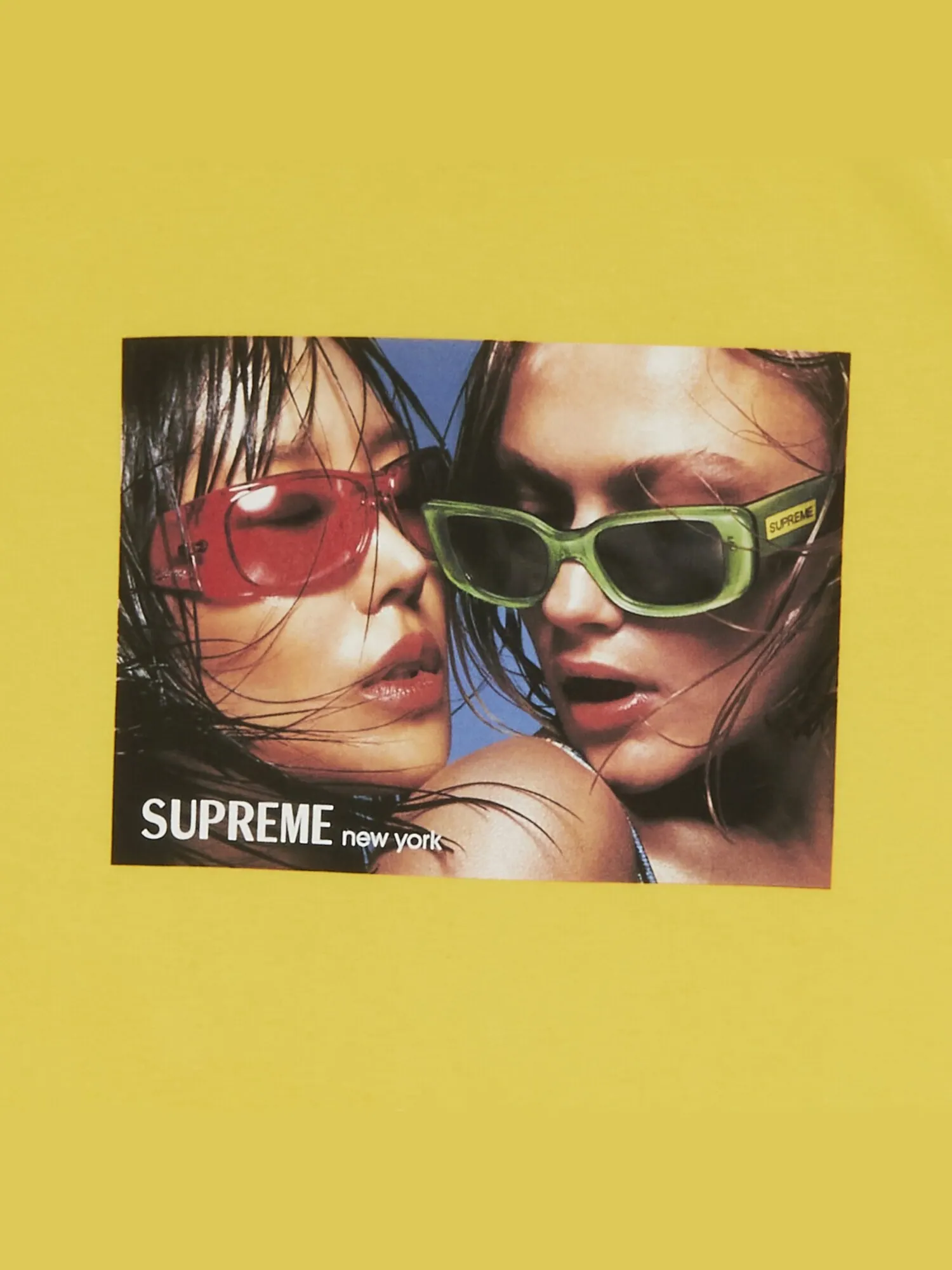 Футболка Supreme Eyewear — изображение 2 из 2, желтый