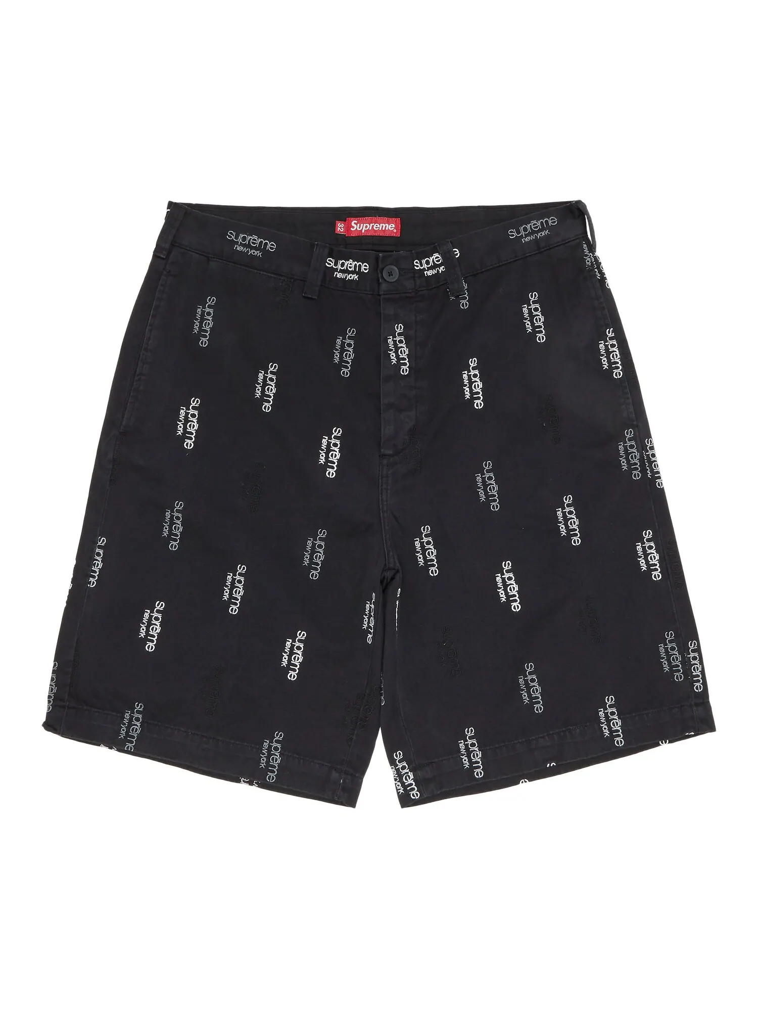 Шорты-чиносы Supreme Classic с логотипом — изображение 1 из 3, черный