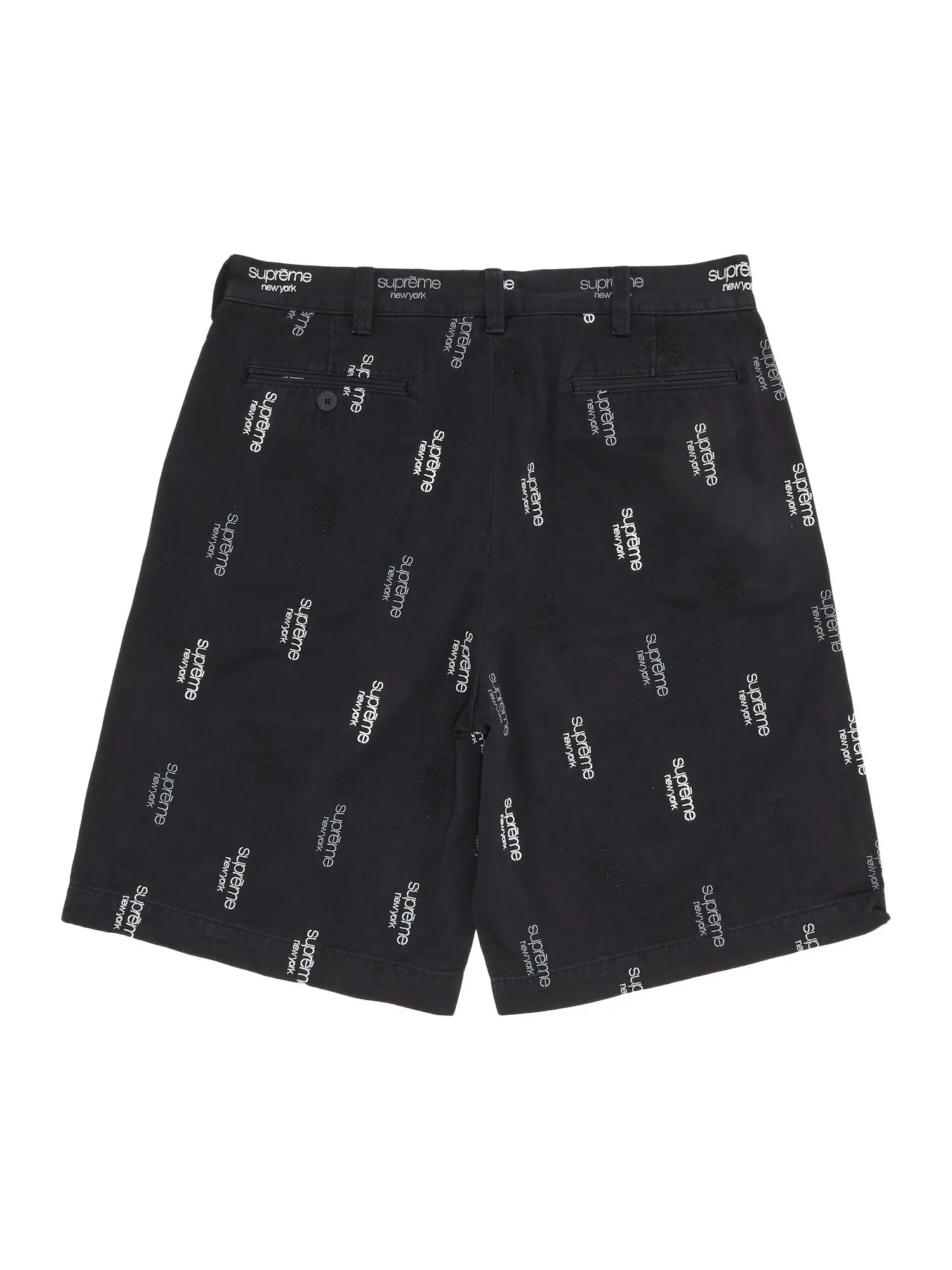 Шорты-чиносы Supreme Classic с логотипом — изображение 2 из 3, черный