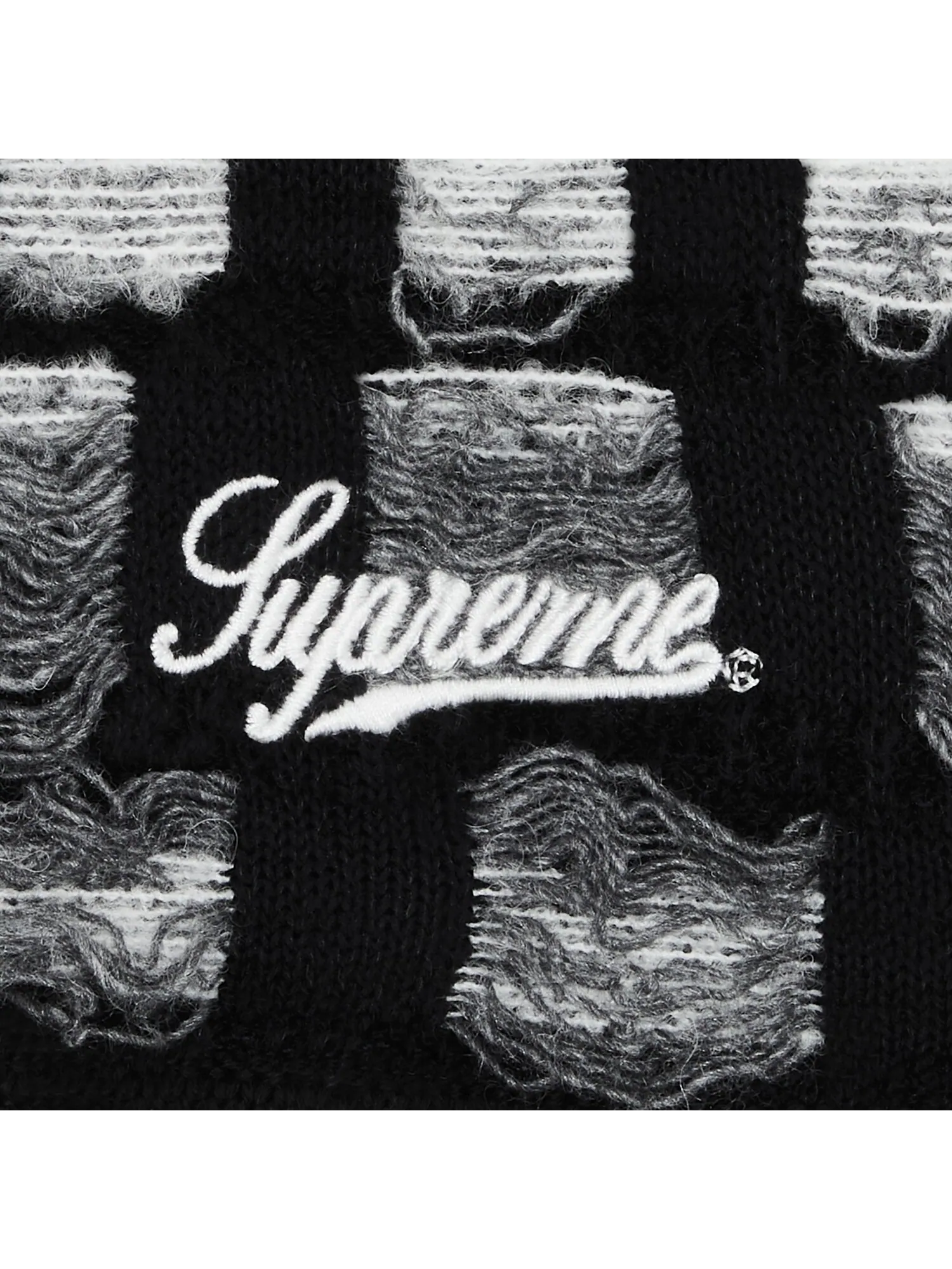 Трикотажные шорты Supreme Gradient Grid — изображение 3 из 3, черный