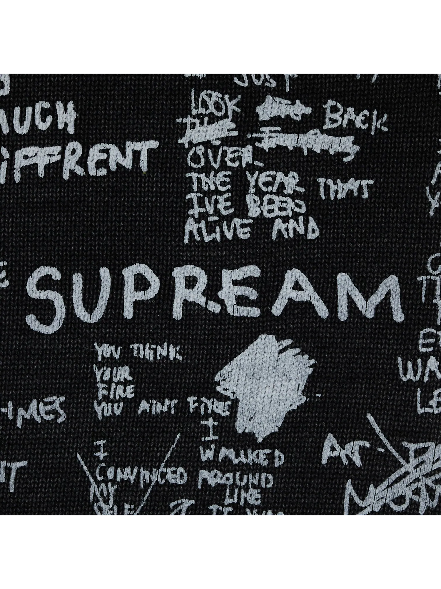 Свитер Supreme Gonz Poems Черный — изображение 3 из 3