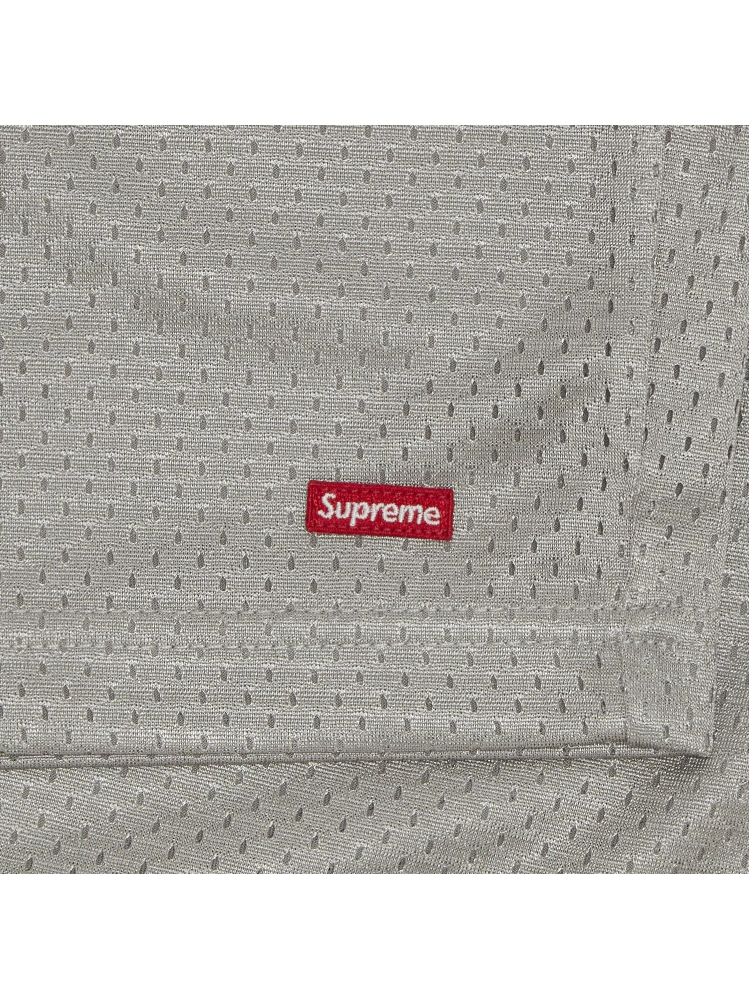 Шорты из сетчатой ткани Supreme Small Box — изображение 3 из 3, серый