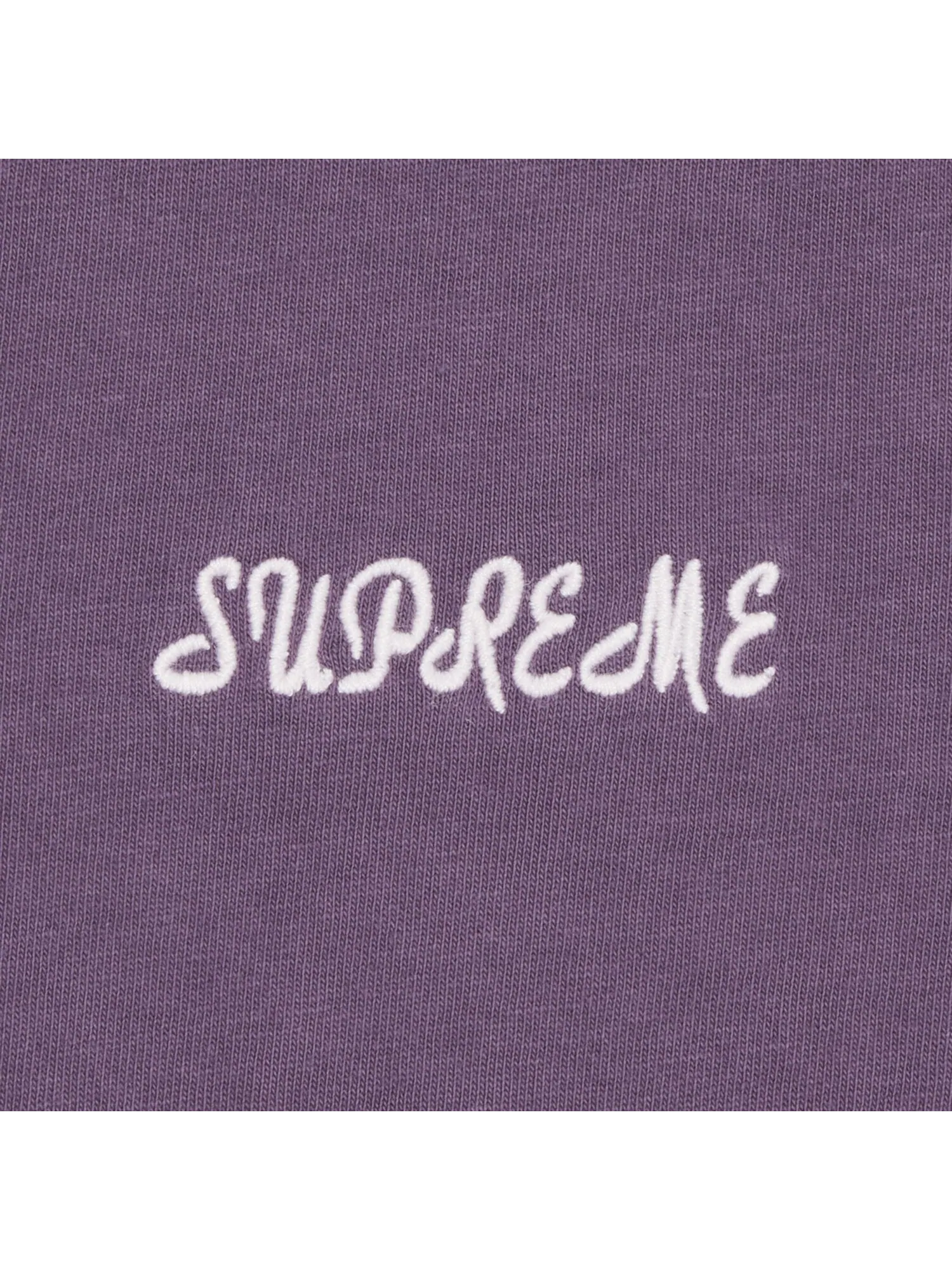 Топ с короткими рукавами Supreme Washed Script — изображение 2 из 2, фиолетовый