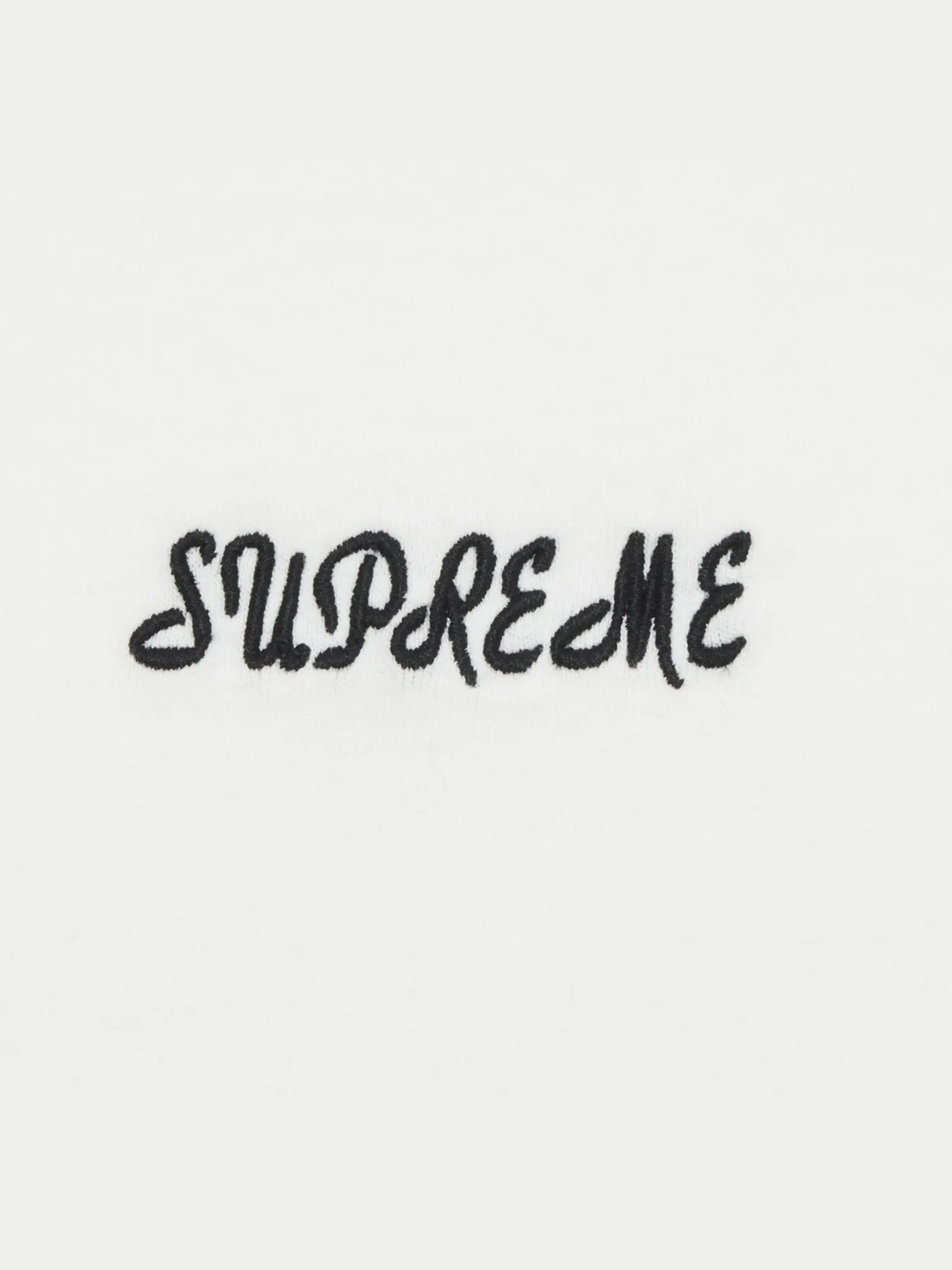 Топ с короткими рукавами Supreme Washed Script — изображение 2 из 2, белый