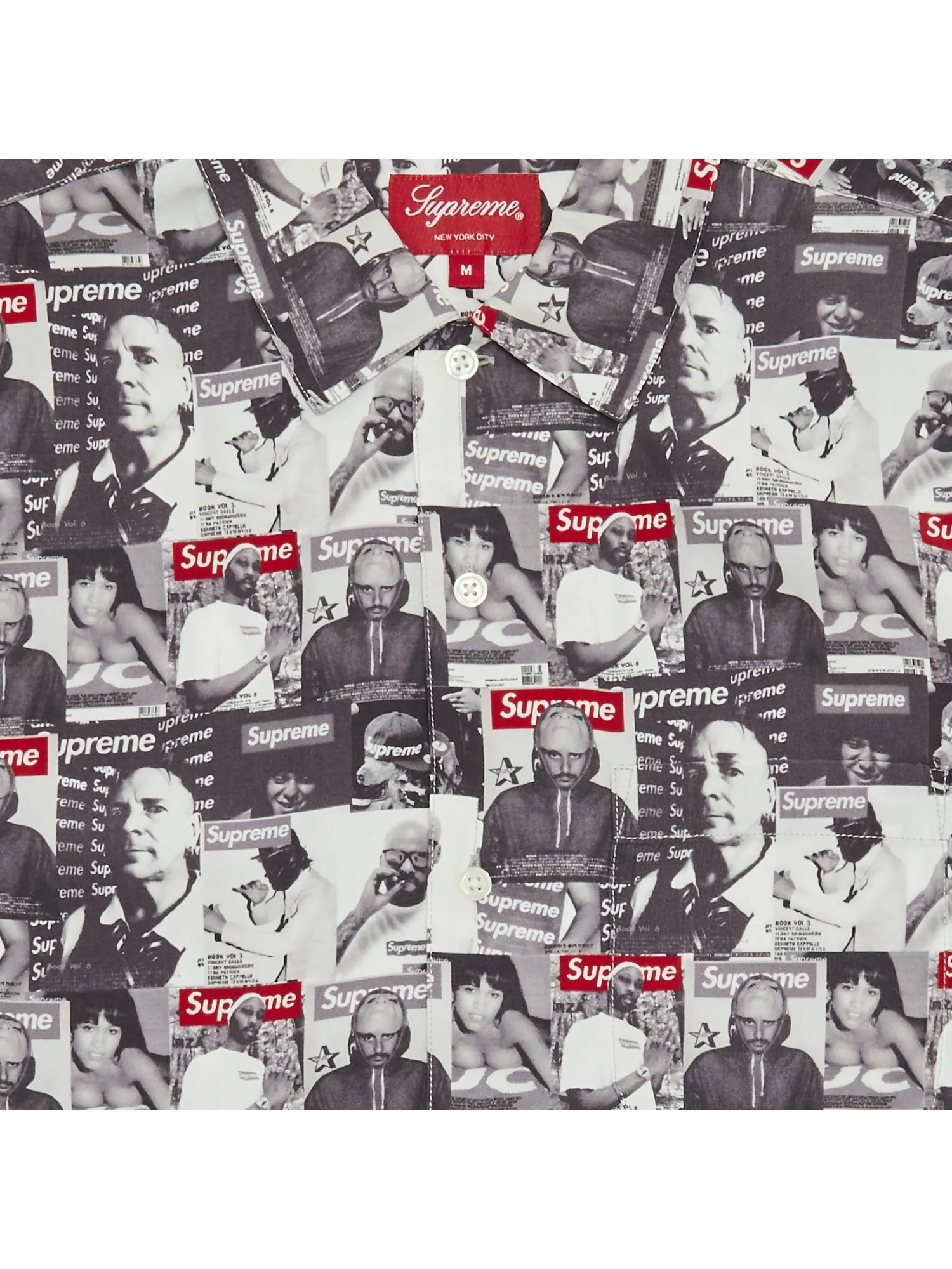 Рубашка с короткими рукавами Supreme Magazine — изображение 3 из 3, серый