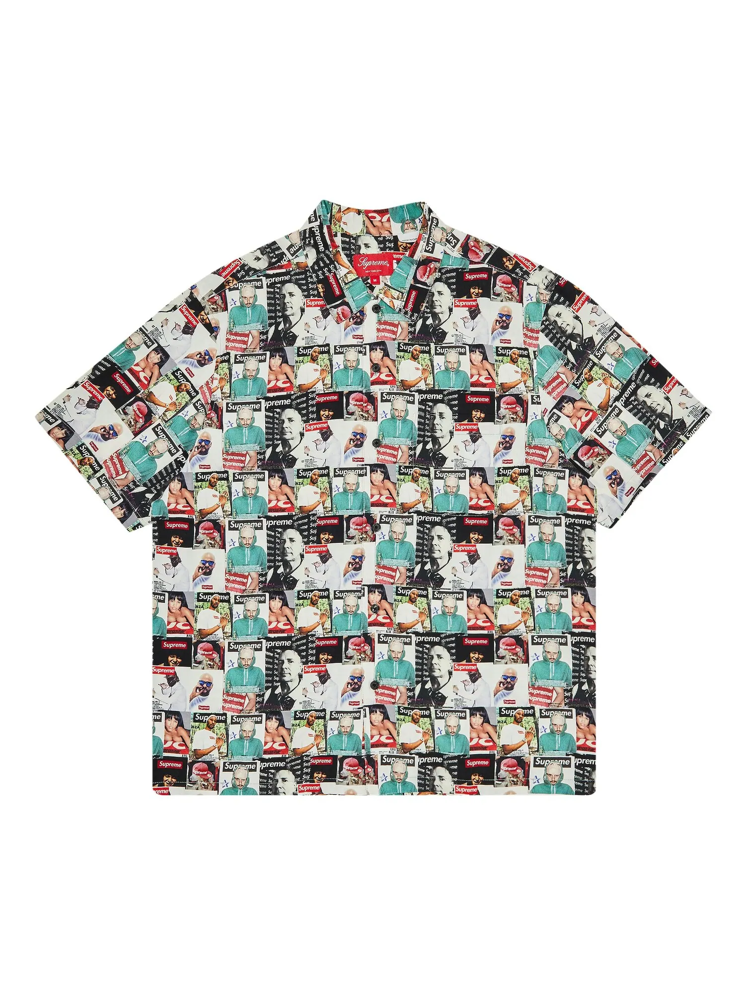 Рубашка с короткими рукавами Supreme Magazine